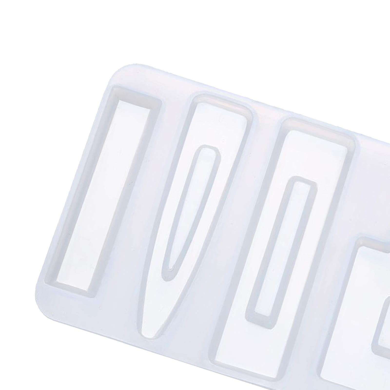 2x2 Pieces Silicone Molds DIY DIY Casting Mold Kit for Epoxy Resin Hair Pins