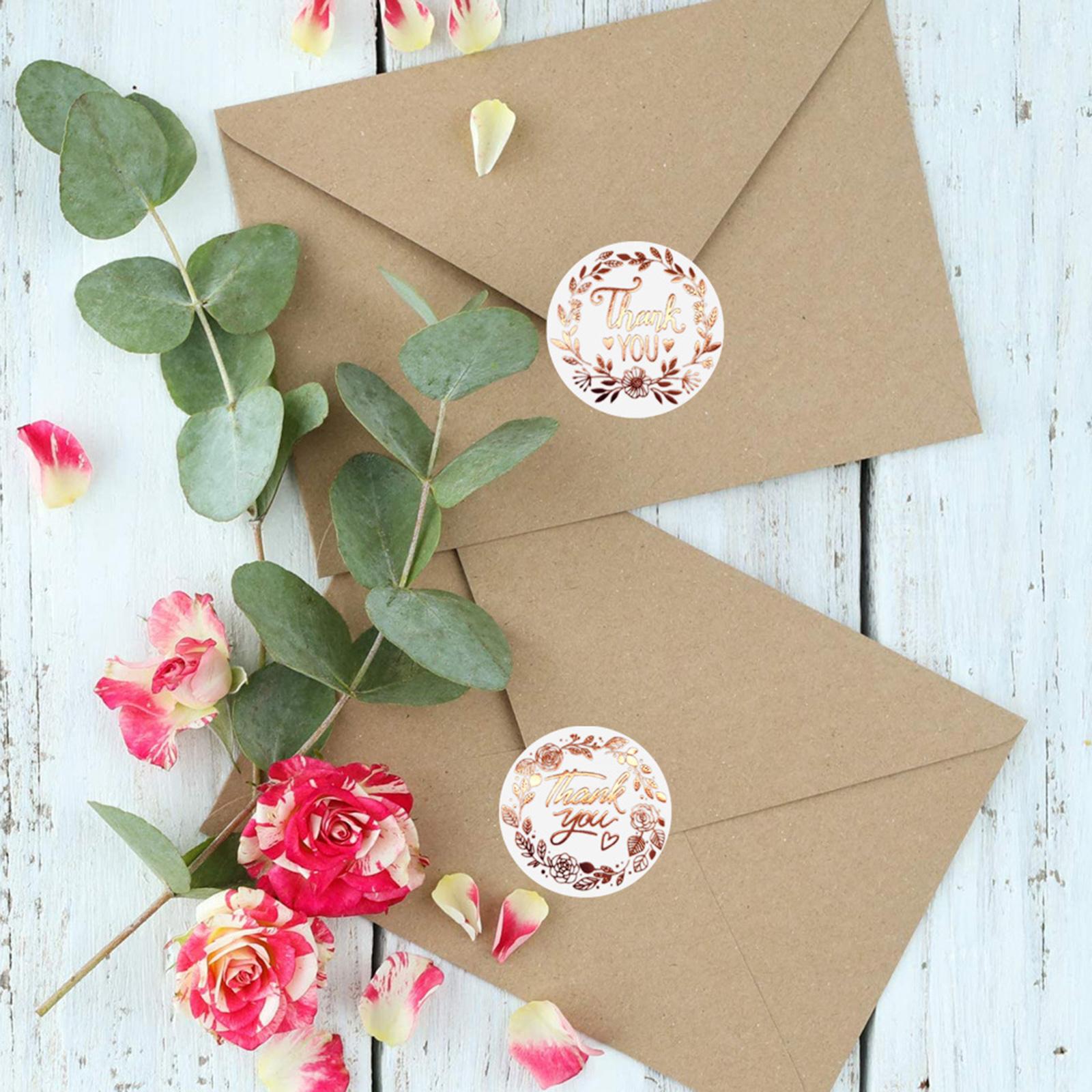 3xThank You Stickers Seal Labels Decals for Business Packaging Gift Wrap 2.5cm