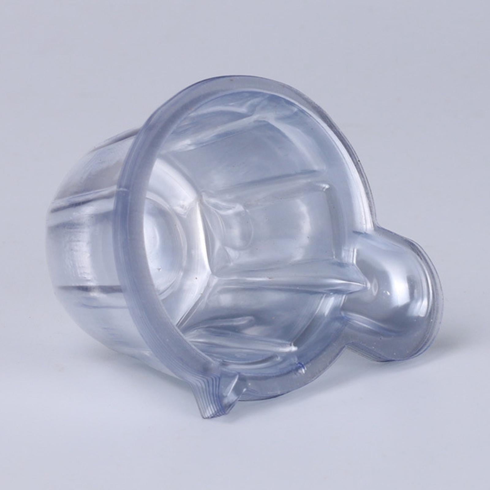 2x50x Plastic Mixing Cups Paint Pigment Mixing Pot Clear Disposable Ink Holder