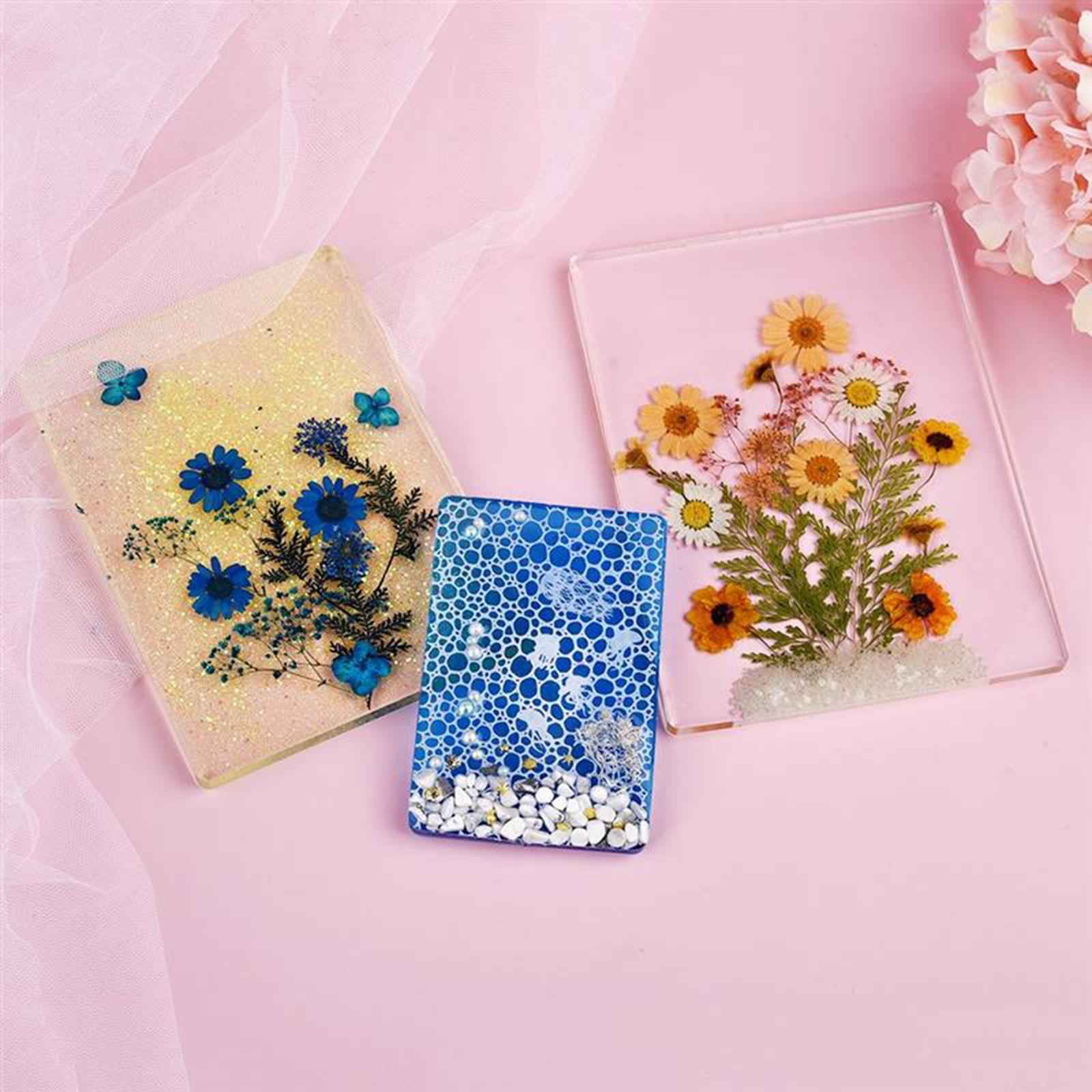 Real Dried Flowers Petals Art Craft Epoxy Resin Jewelery Soap Making White