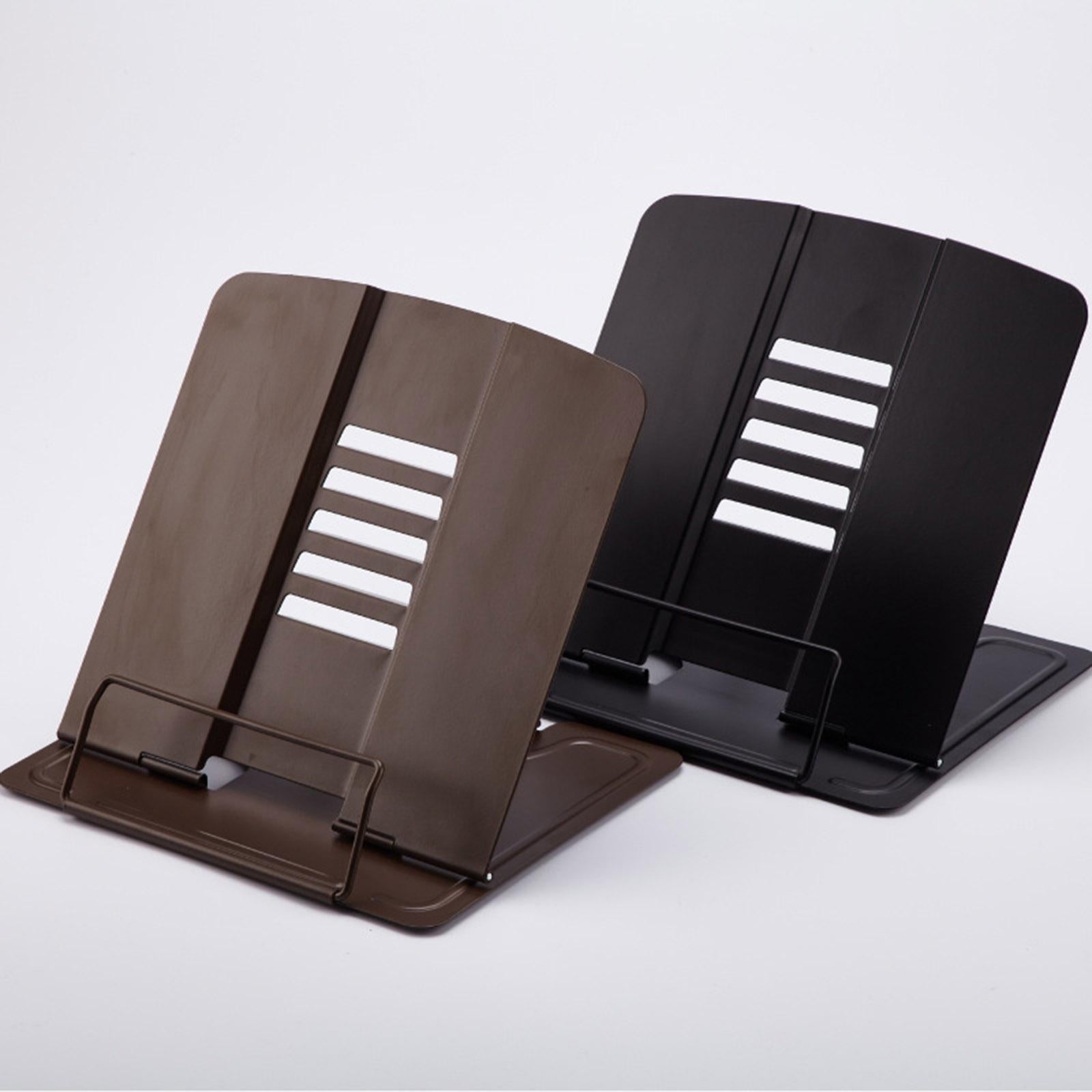Book Stand Adjustable Document Cookbook Holder Reading Rest Desk Rack