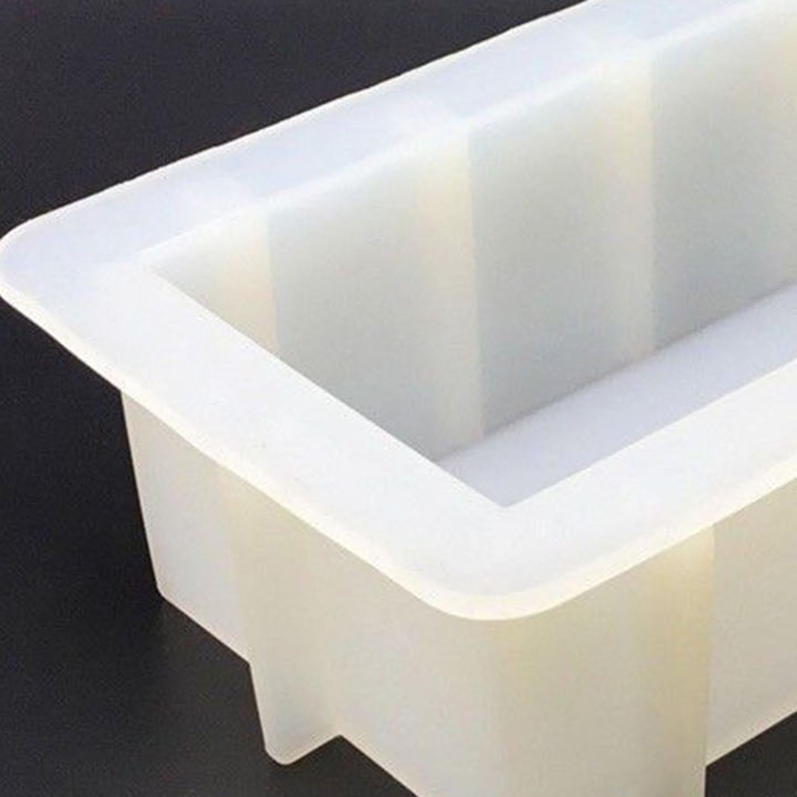 DIY Soap Mold Cake Mould Rectangle Handmade Jelly Making Mold 242x127x67mm