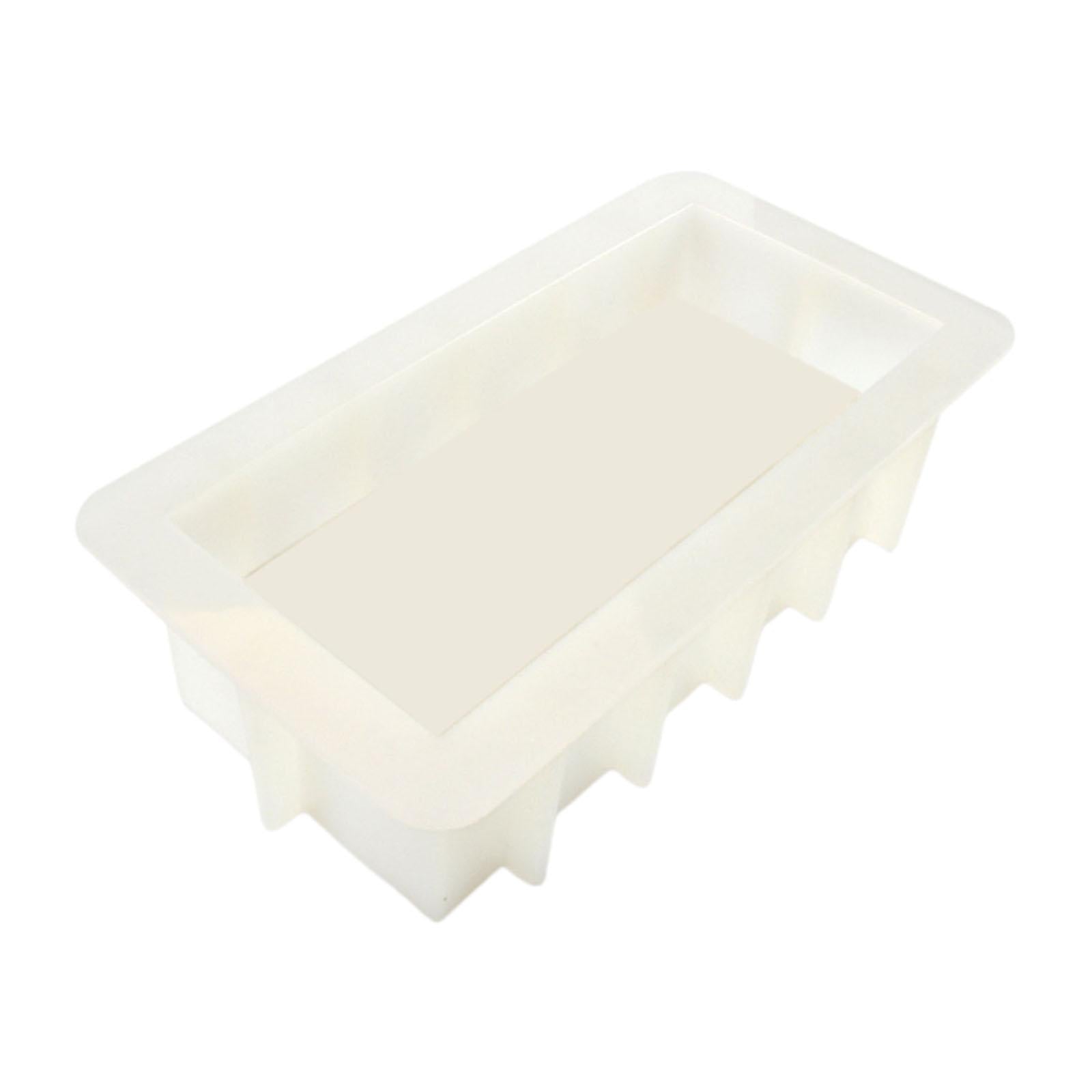 DIY Soap Mold Cake Mould Rectangle Handmade Jelly Making Mold 140x130x73mm
