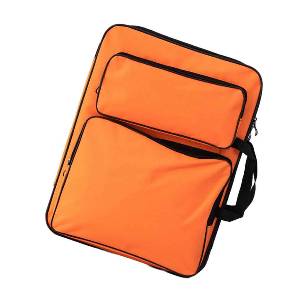 Water Proof A3 Portfolio Case Artist Art Supplies School Bag Student Zipper