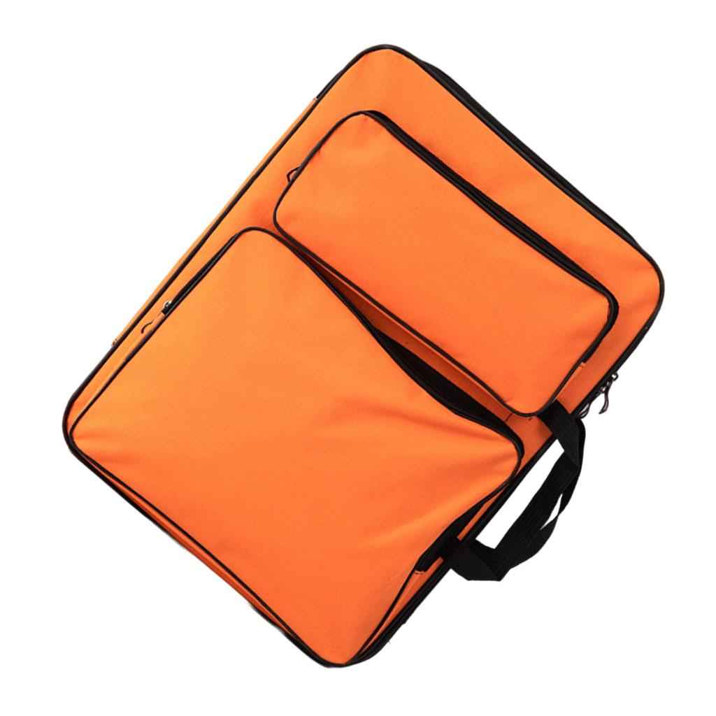 Water Proof A3 Portfolio Case Artist Art Supplies School Bag Student Zipper