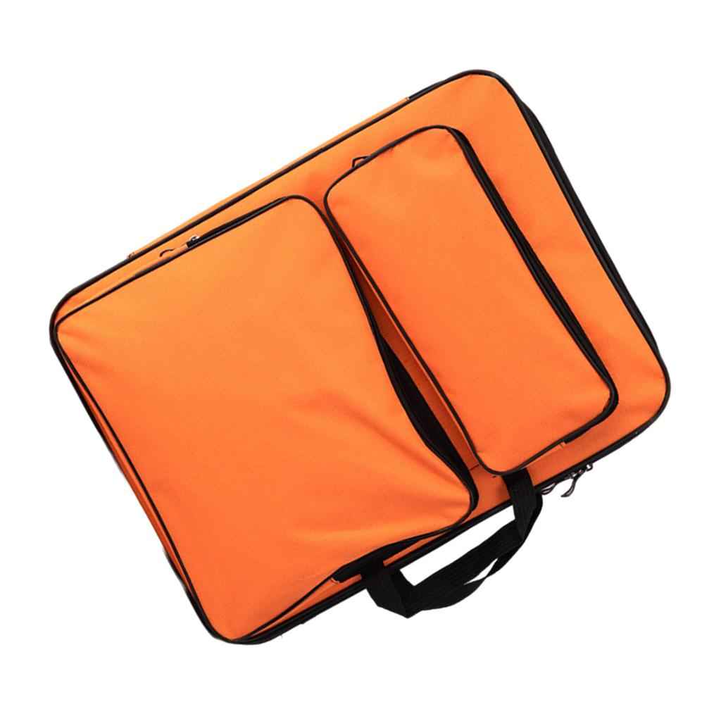 Water Proof A3 Portfolio Case Artist Art Supplies School Bag Student Zipper