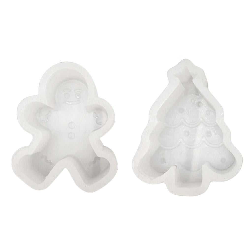 Candle Molds Aromatherapy Soap Mold Tools Decorating Wax Clay DIY Handmade Gingerbread