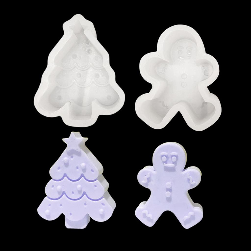 Candle Molds Aromatherapy Soap Mold Tools Decorating Wax Clay DIY Handmade Gingerbread