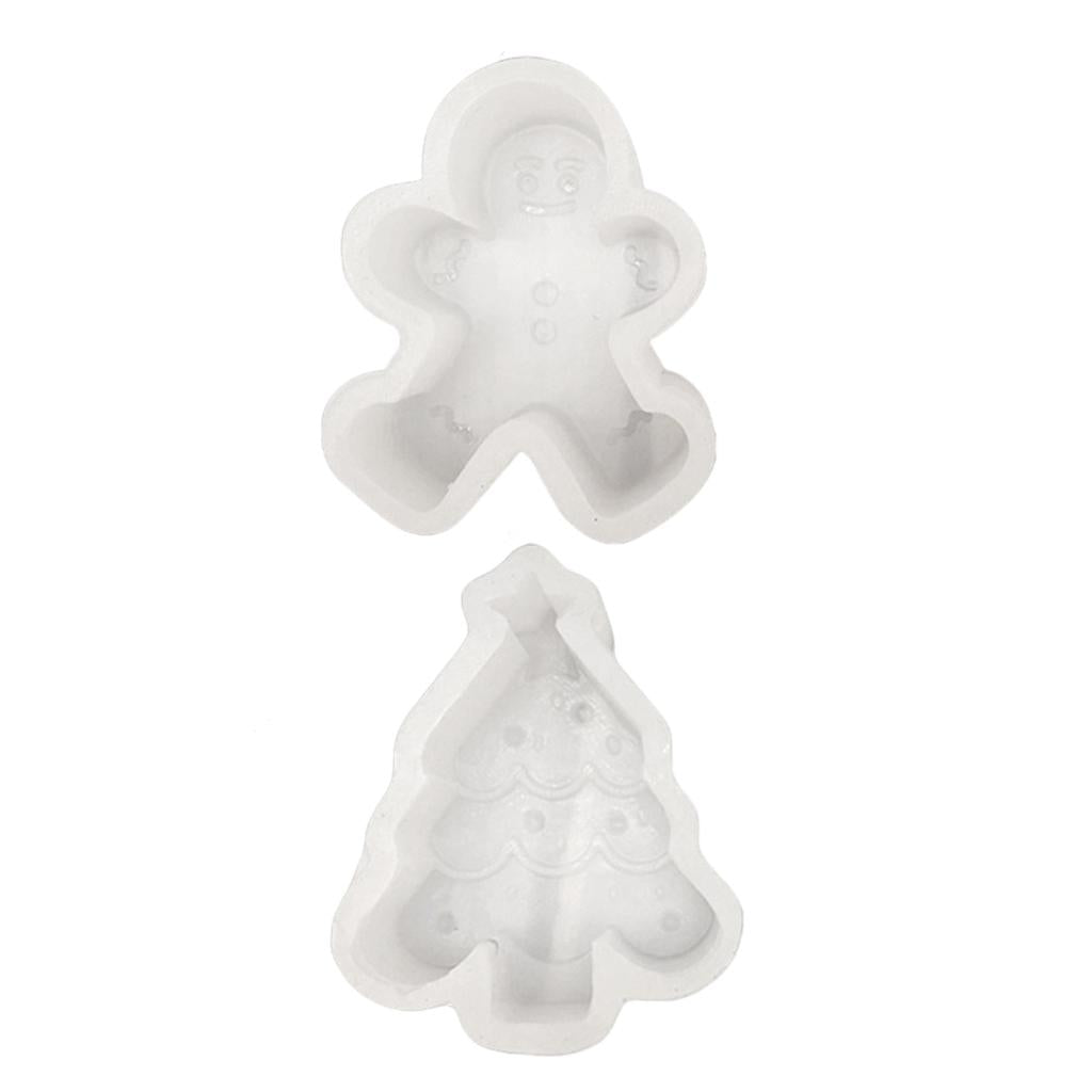 Candle Molds Aromatherapy Soap Mold Tools Decorating Wax Clay DIY Handmade Gingerbread