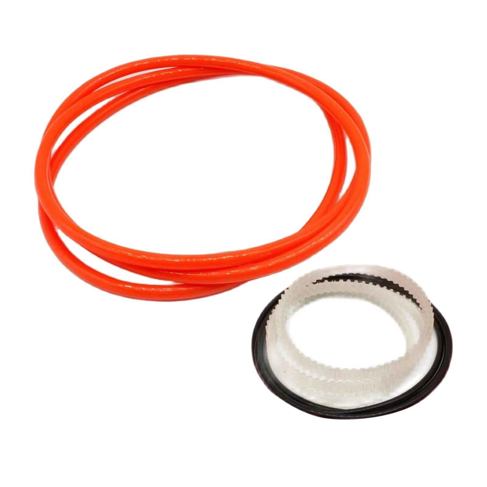 12x Rubber Chain Replacement Dentate Timing Bels Jewelry Rotary Tumbler
