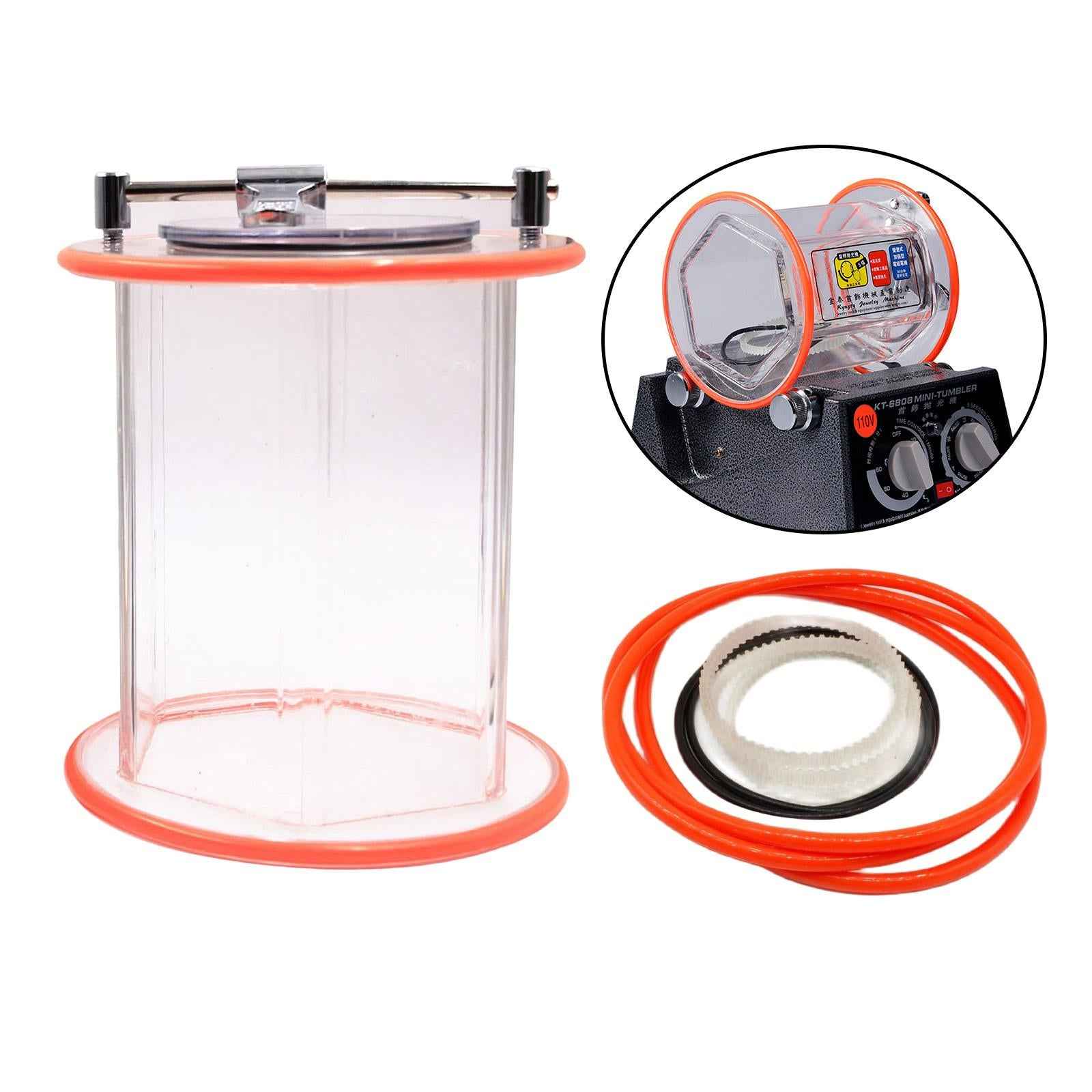 12x Rubber Chain Replacement Dentate Timing Bels Jewelry Rotary Tumbler