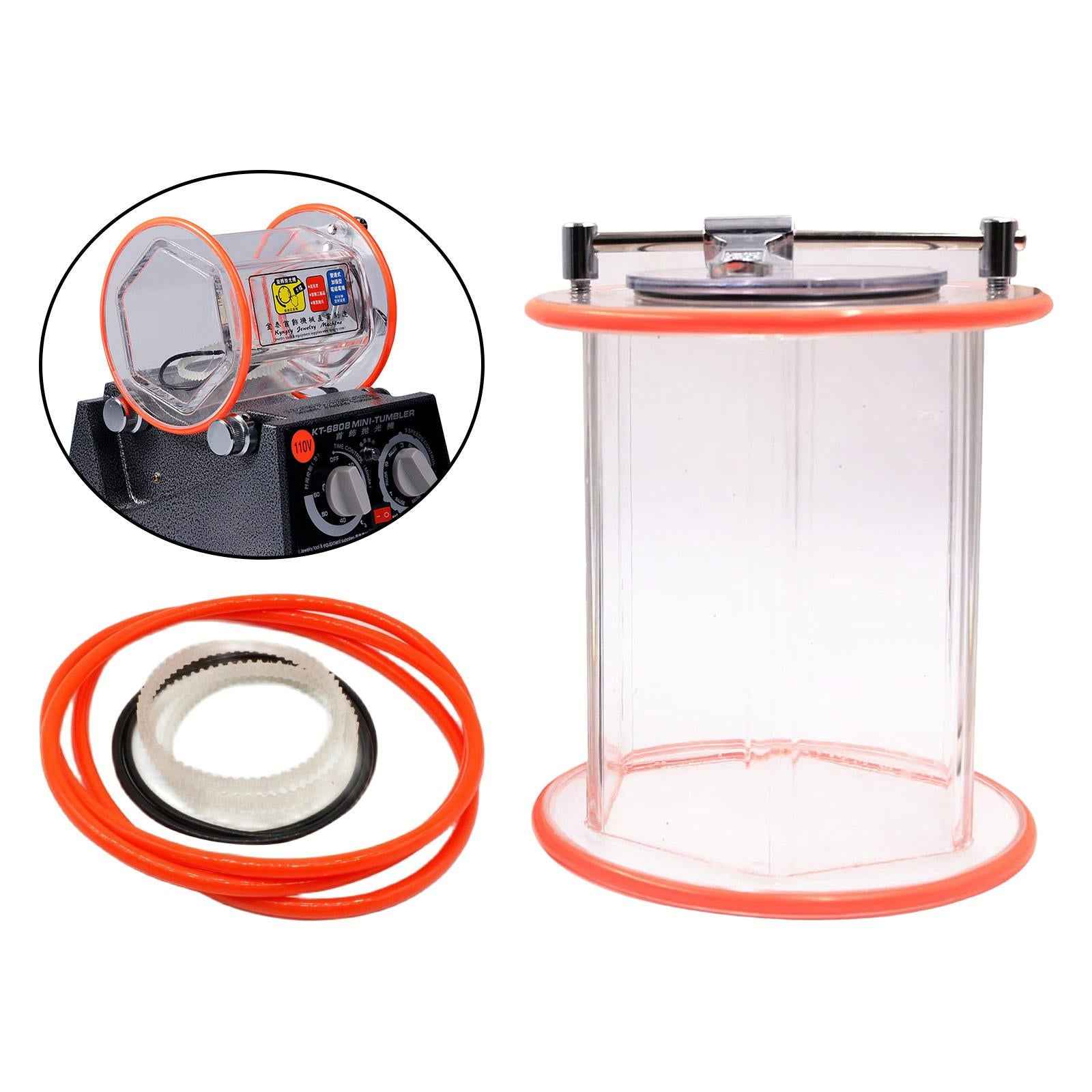 12x Rubber Chain Replacement Dentate Timing Bels Jewelry Rotary Tumbler