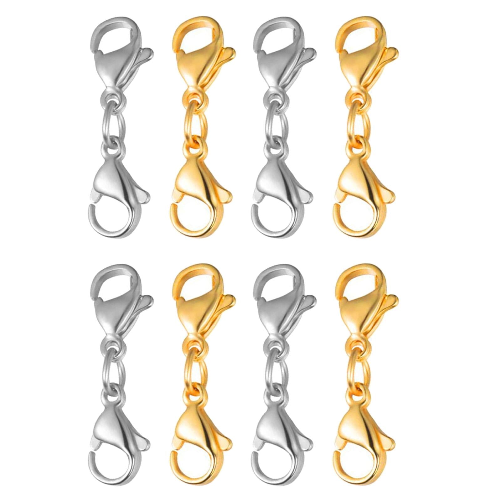 8x Alloy Lobster Clasps Claw Jewelry Making for Keyring Necklace 23mm