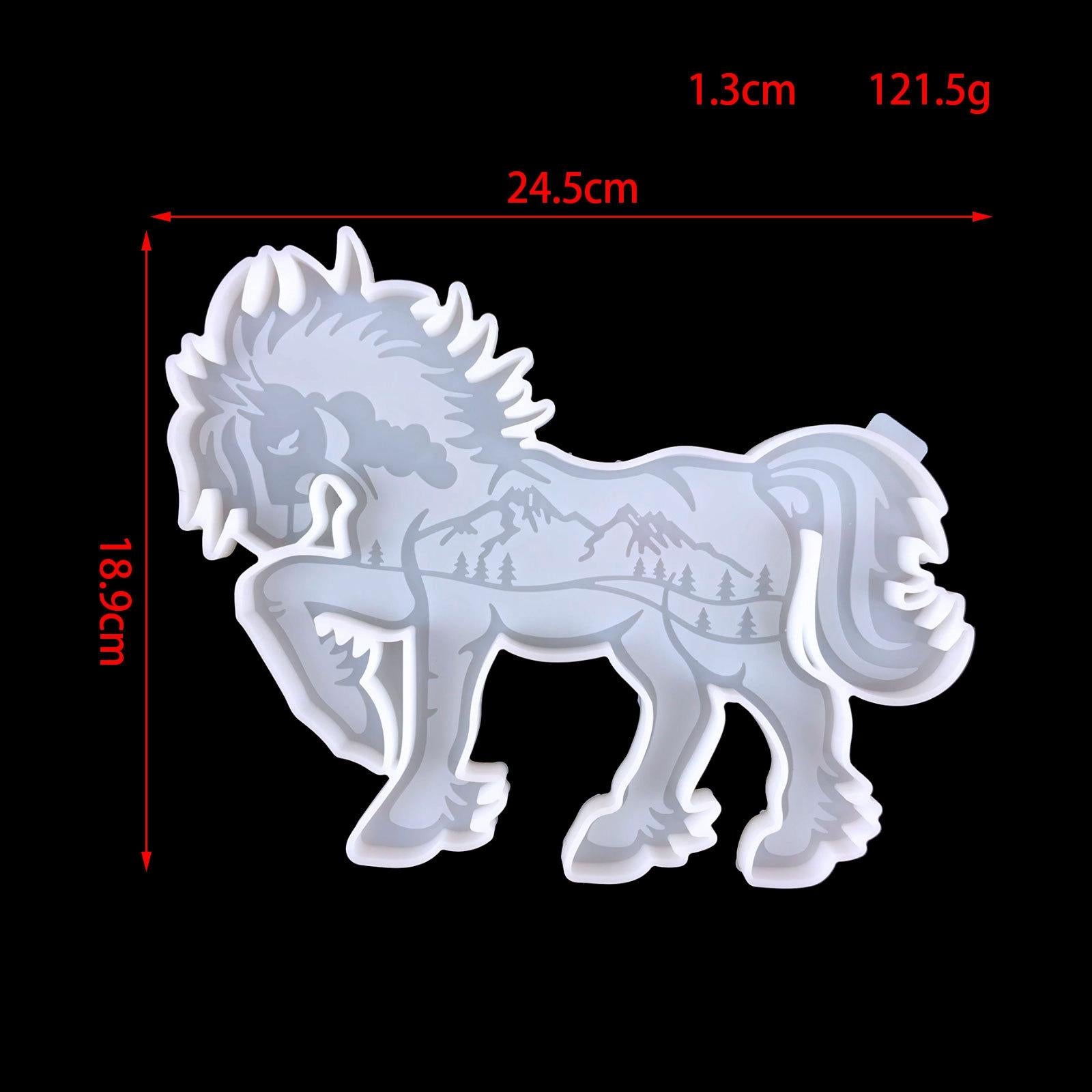 Animal-Shaped Silicone Molds Easy to Demold for Yards Kitchens DIY Craft Elephant