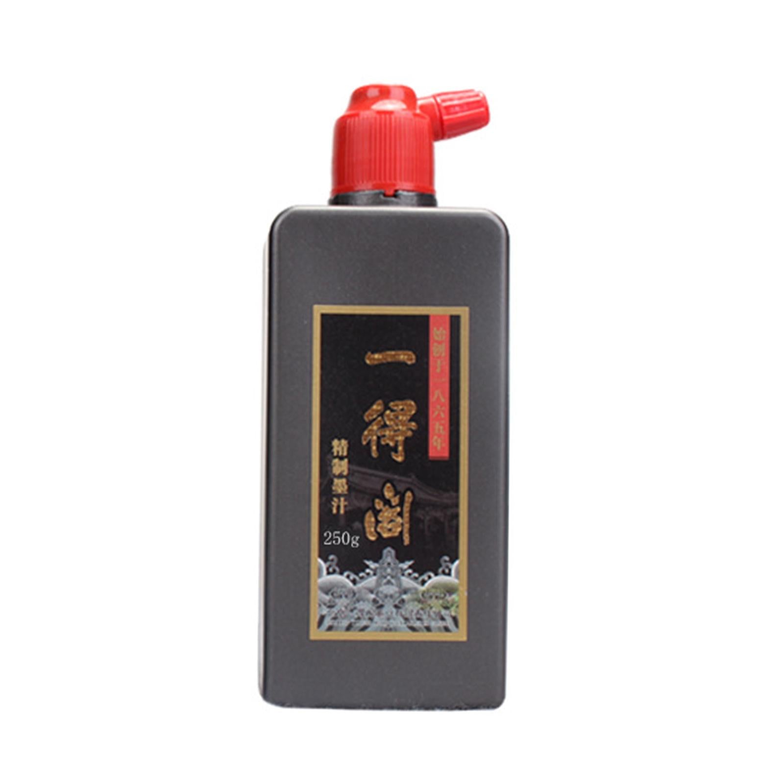 Black Calligraphy Ink Japanese Calligraphy Practice Writing Liquid Sumi Ink 250g
