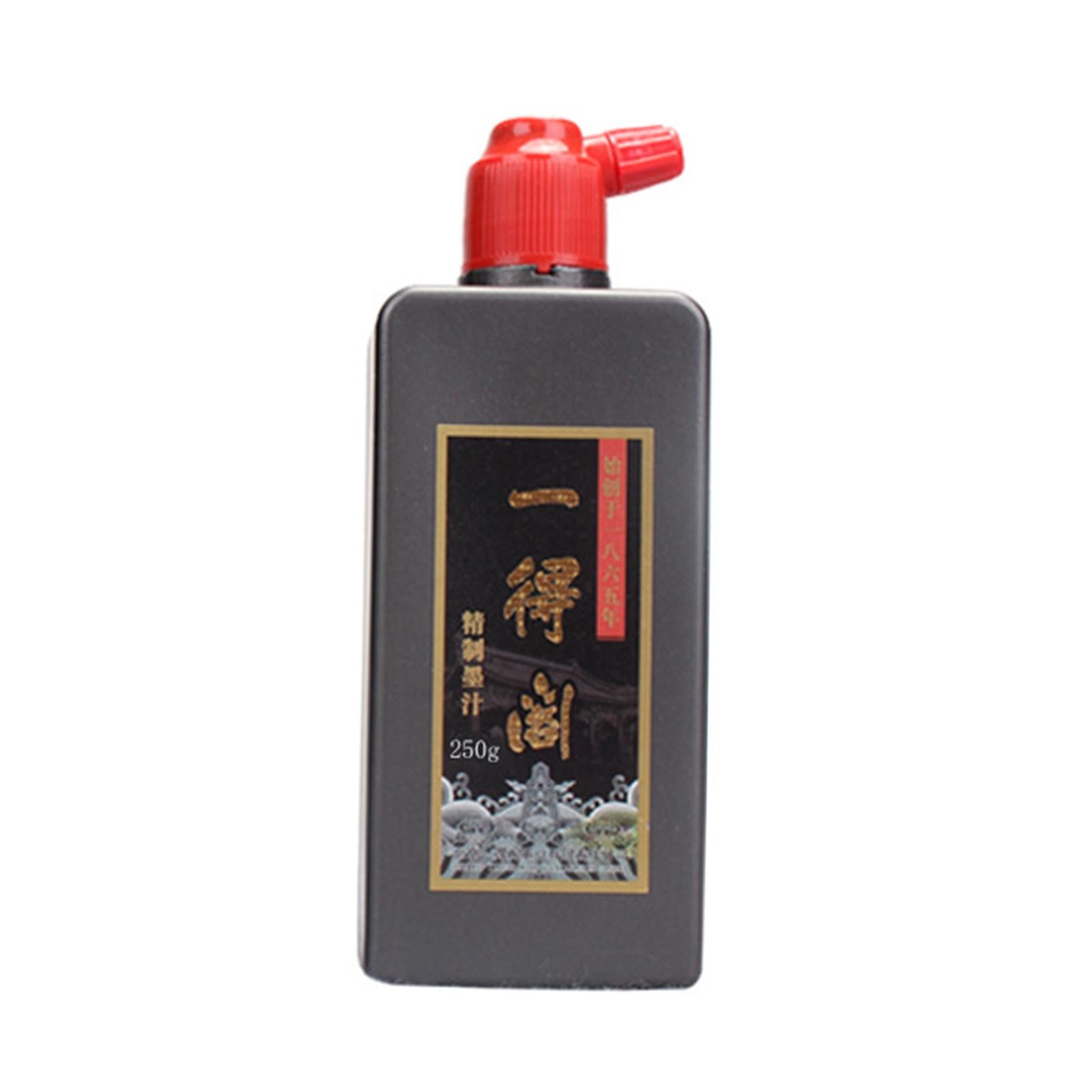 Black Calligraphy Ink Japanese Calligraphy Practice Writing Liquid Sumi Ink 250g