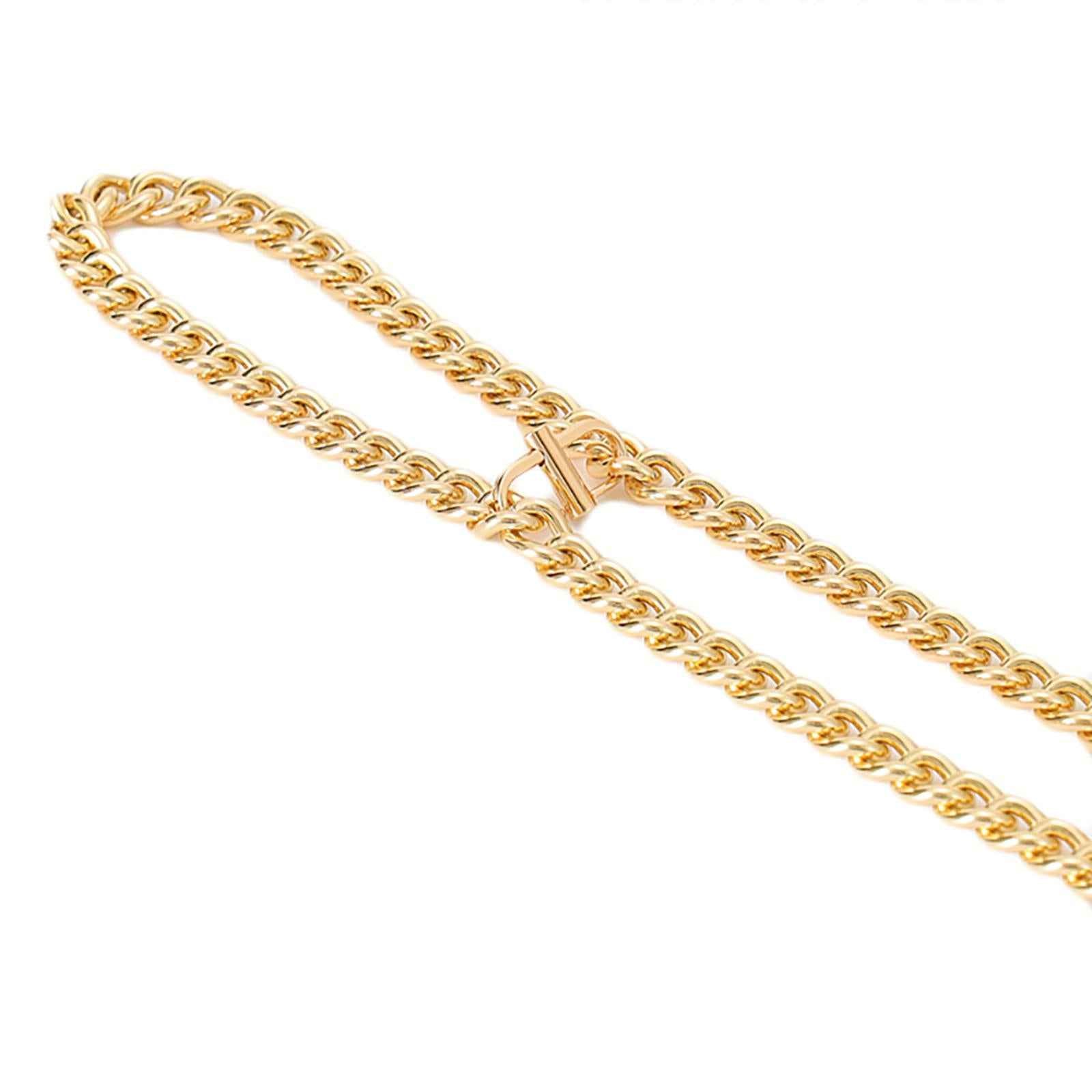 Adjustable Metal Buckles Chain Link Chain Strap Shortener 6Pcs Golden