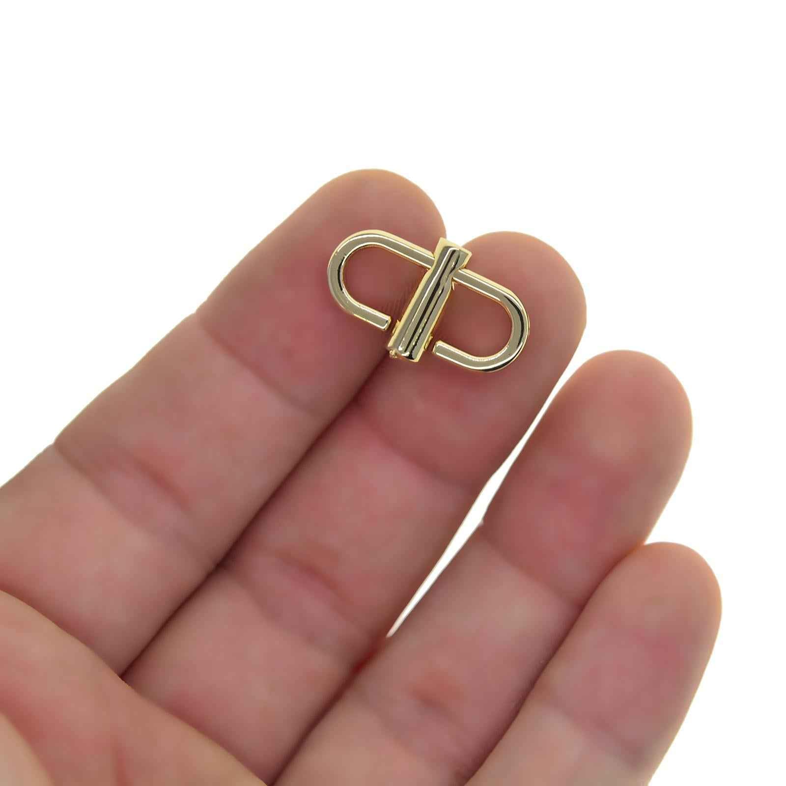 Adjustable Metal Buckles Chain Link Chain Strap Shortener 6Pcs Golden