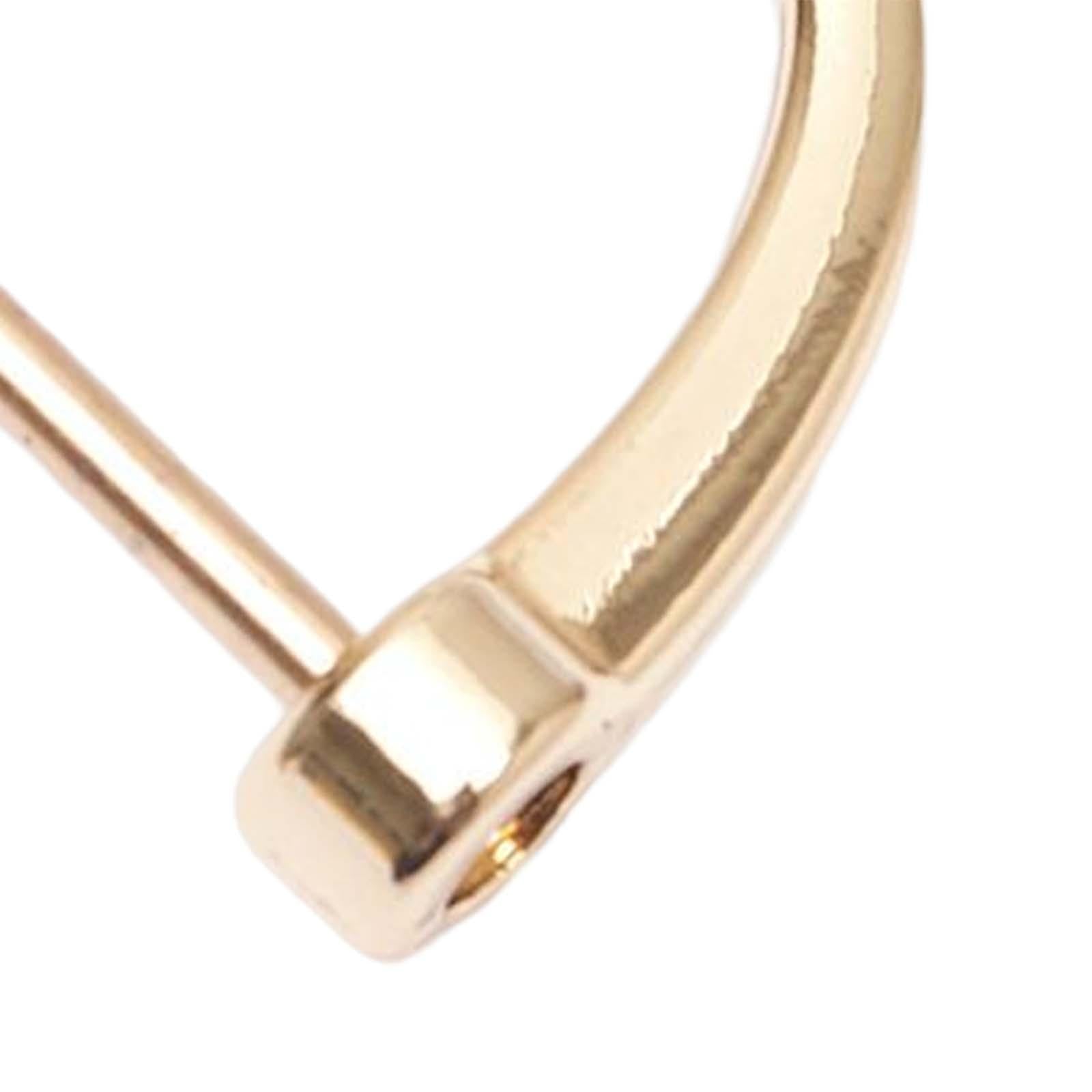 3x10 Pieces D Rings Keychain Horseshoe Buckles for DIY Backpacks Replacement Golden