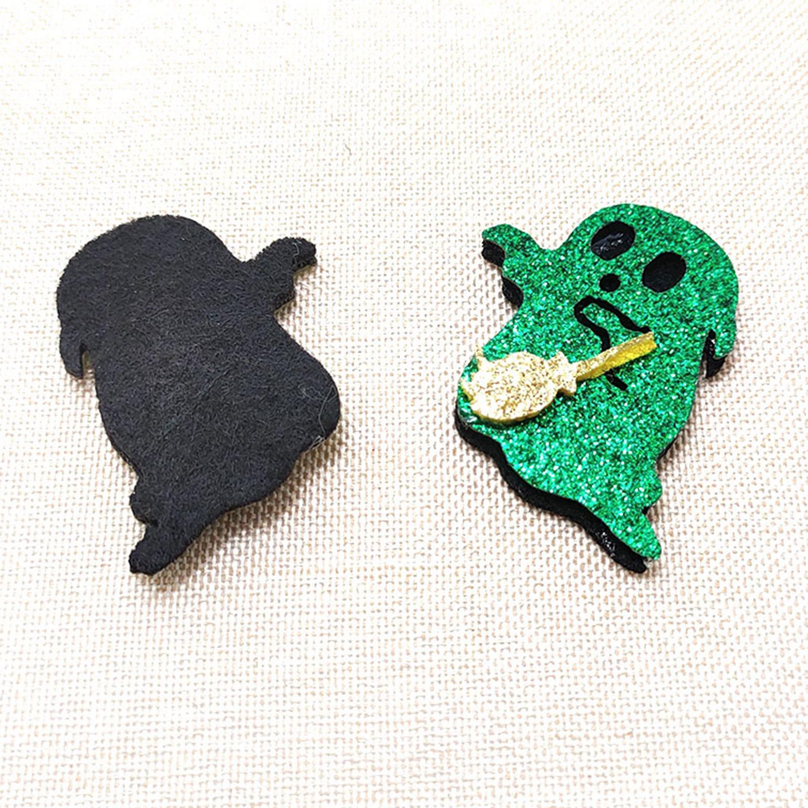 4x12Pcs Colorful Halloween Sequins Embellishment Party Jewelry Making Flatback