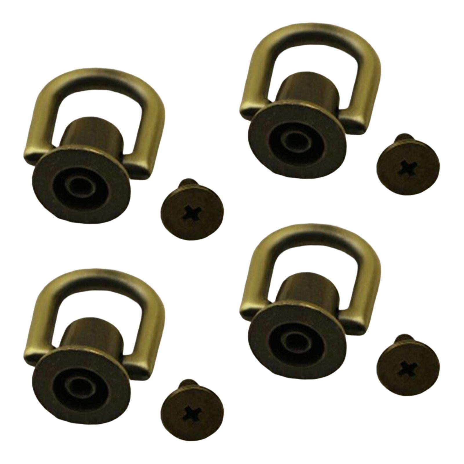 2x4x Metal Bag Side Anchors Purse Making Buckles Hooks Clasps Bronze