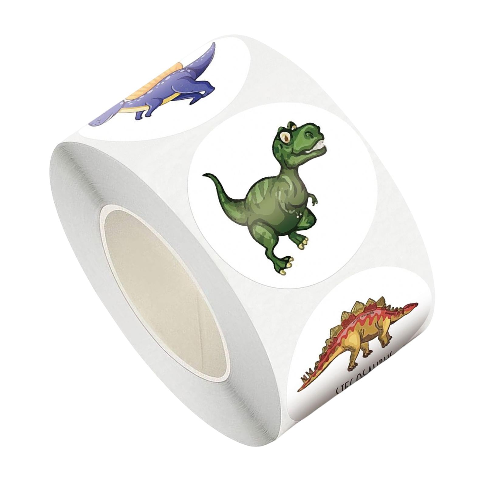 2xPaper Stickers Scrapbook Dinosaur Stickers Decals for Cupcake Kids 2.5cm