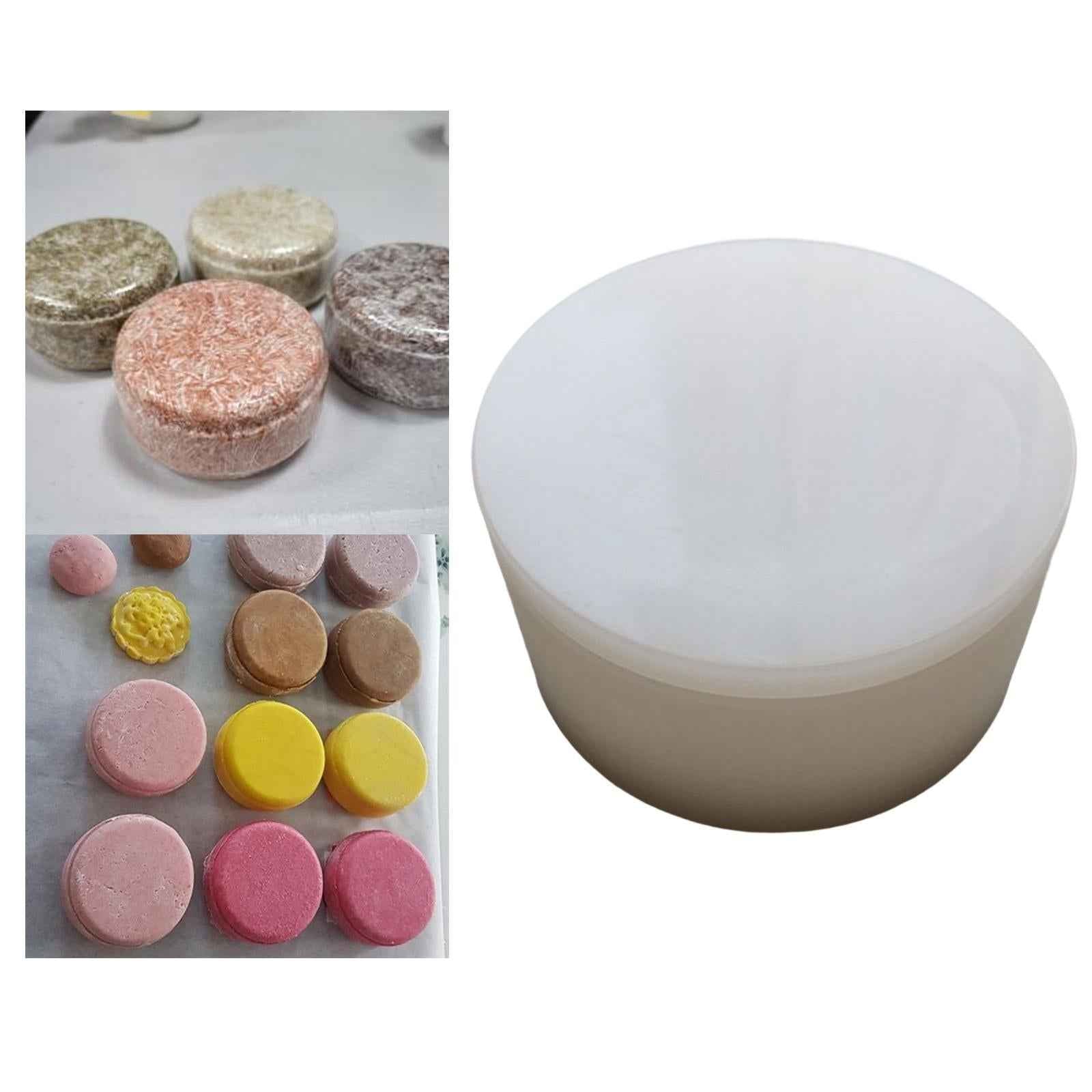 Round Shampoo Bar Resin Casting Soap Crafts Silicone DIY Epoxy Lotion Bar