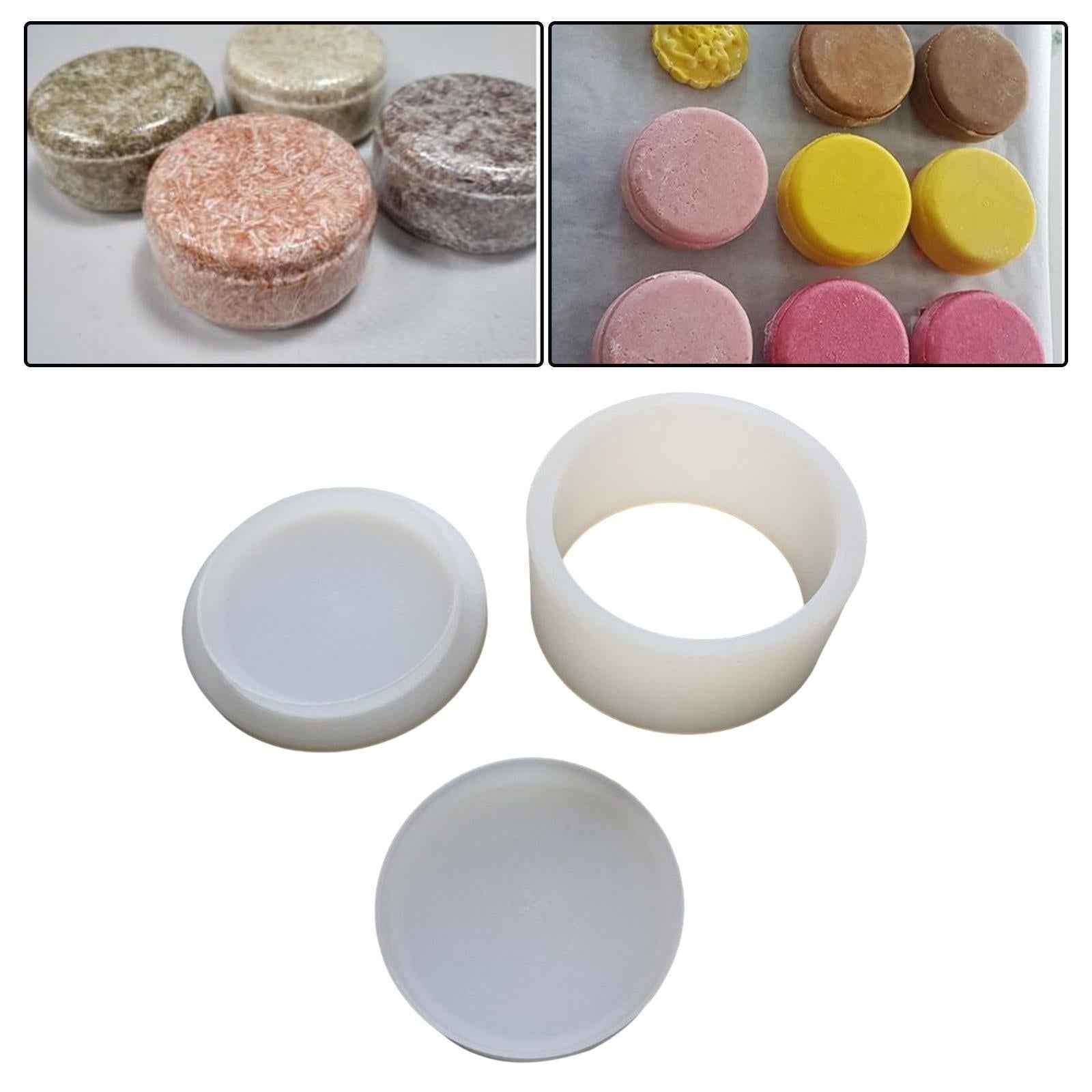 Round Shampoo Bar Resin Casting Soap Crafts Silicone DIY Epoxy Lotion Bar