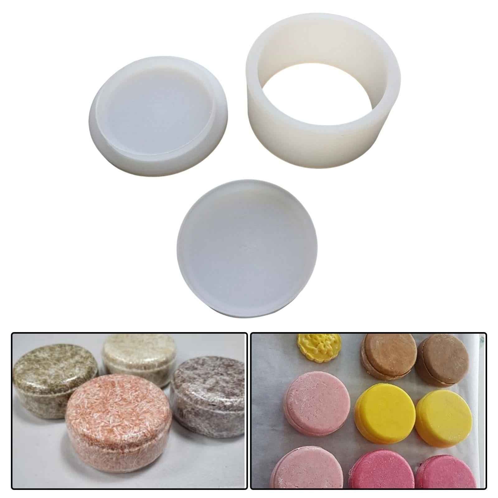 Round Shampoo Bar Resin Casting Soap Crafts Silicone DIY Epoxy Lotion Bar