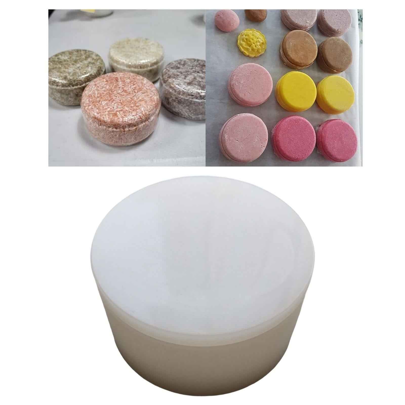Round Shampoo Bar Resin Casting Soap Crafts Silicone DIY Epoxy Lotion Bar