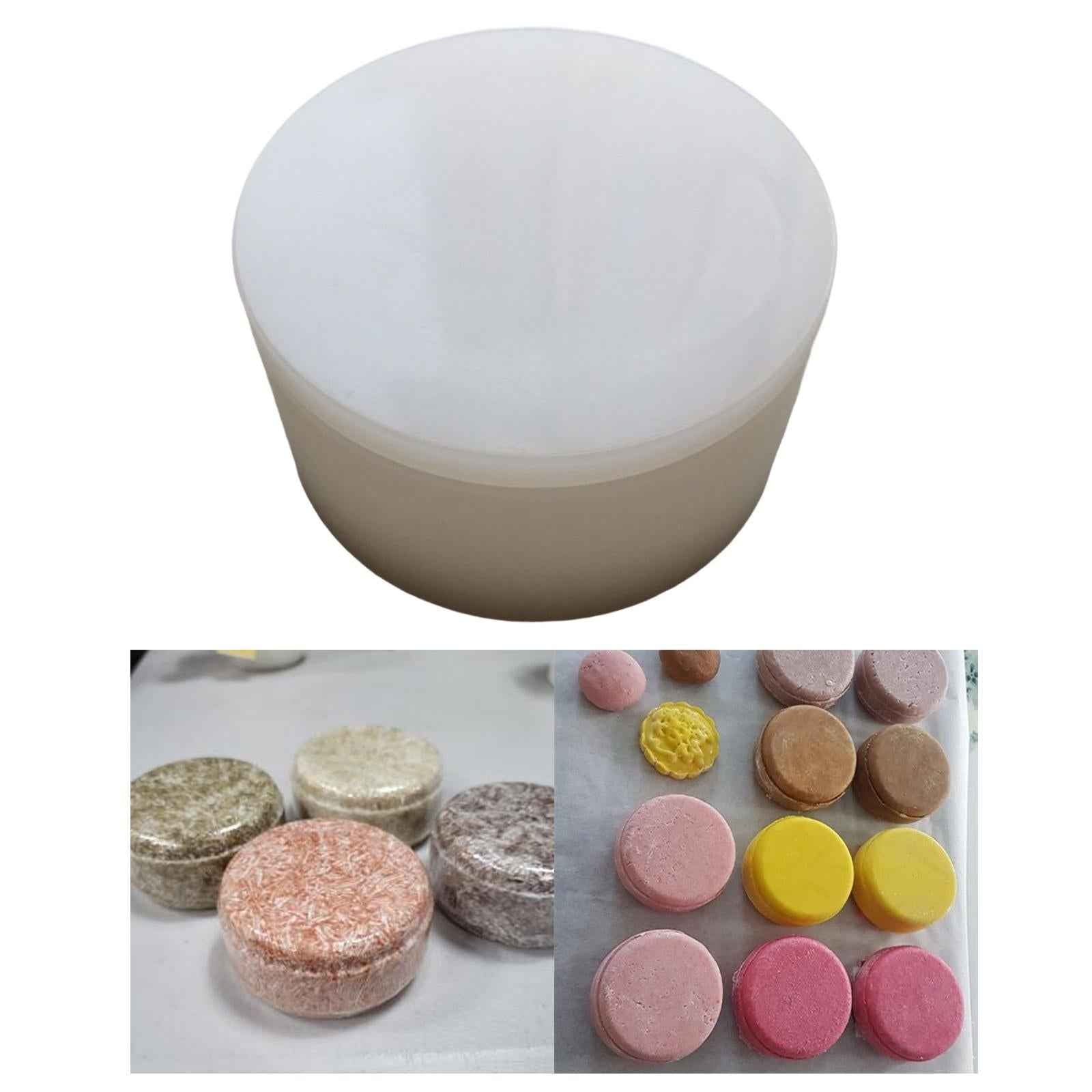 Round Shampoo Bar Resin Casting Soap Crafts Silicone DIY Epoxy Lotion Bar