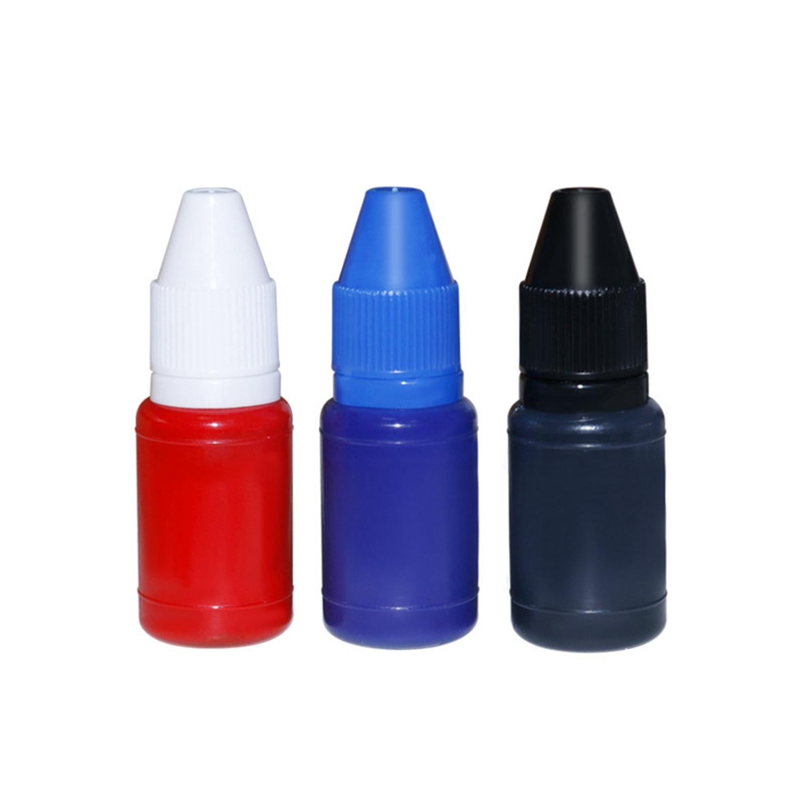 4x10ml Premium Stamp Refill Ink Bright Color Inking Stamp Oil