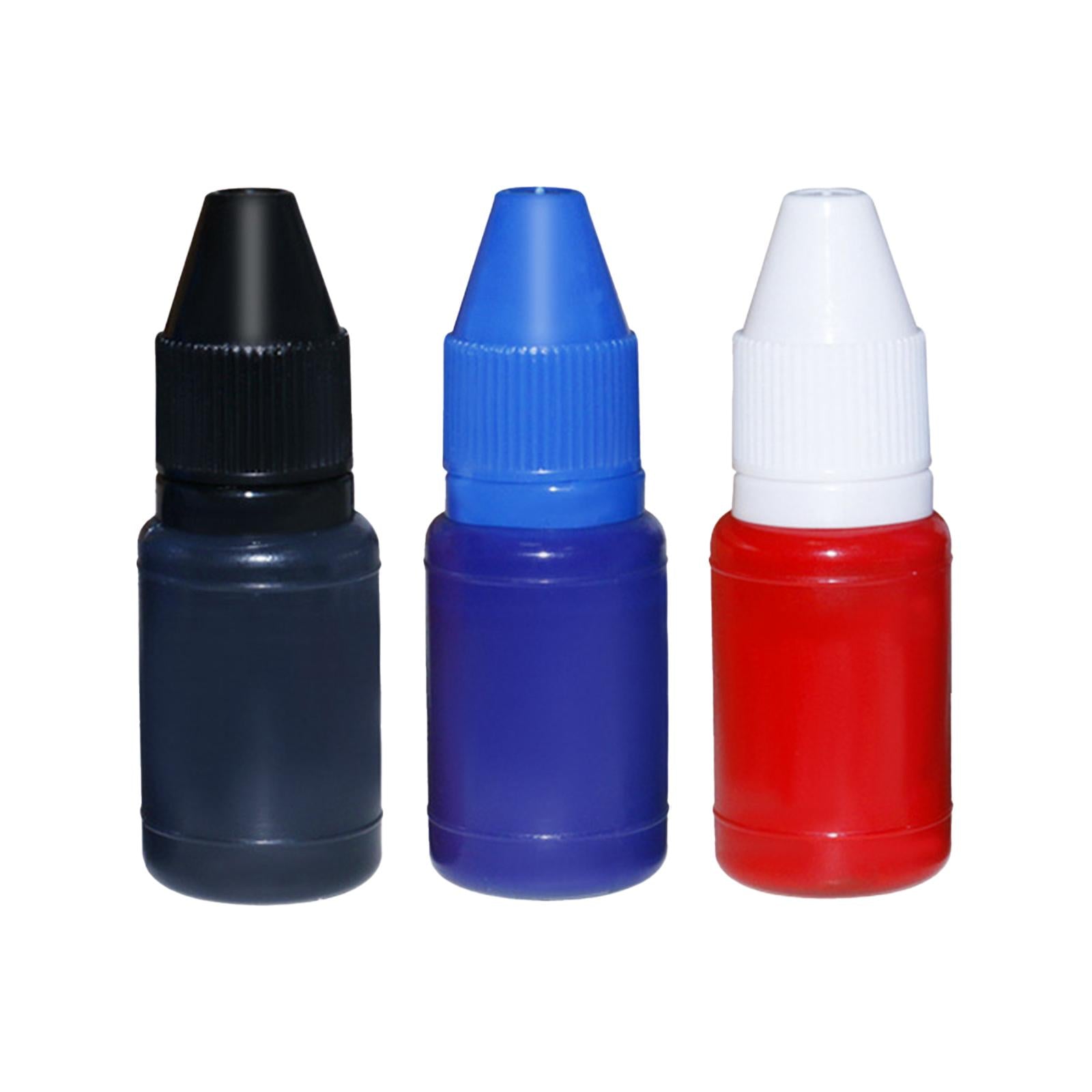 4x10ml Premium Stamp Refill Ink Bright Color Inking Stamp Oil