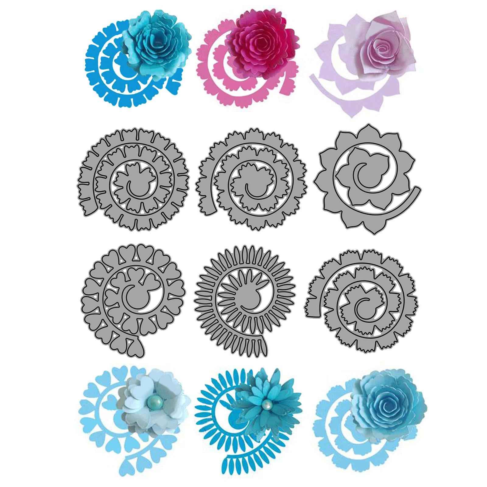 Metal Cutting Dies Stencil Embossing for Paper Tools Card Making Birthday GG0447