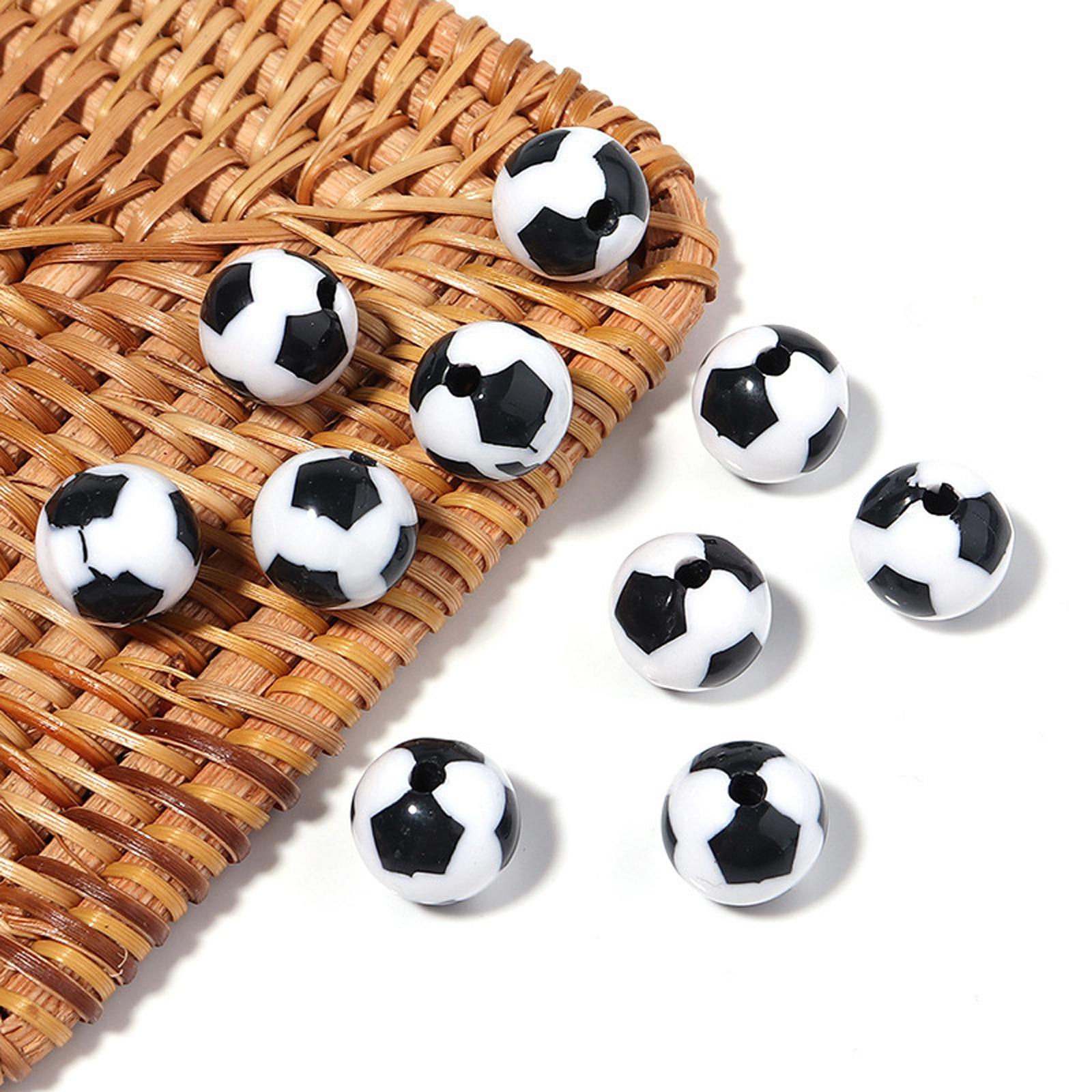 3xSports Beads Loose Spacer Beads for Necklace Bracelet Jewelry Making 30pcs