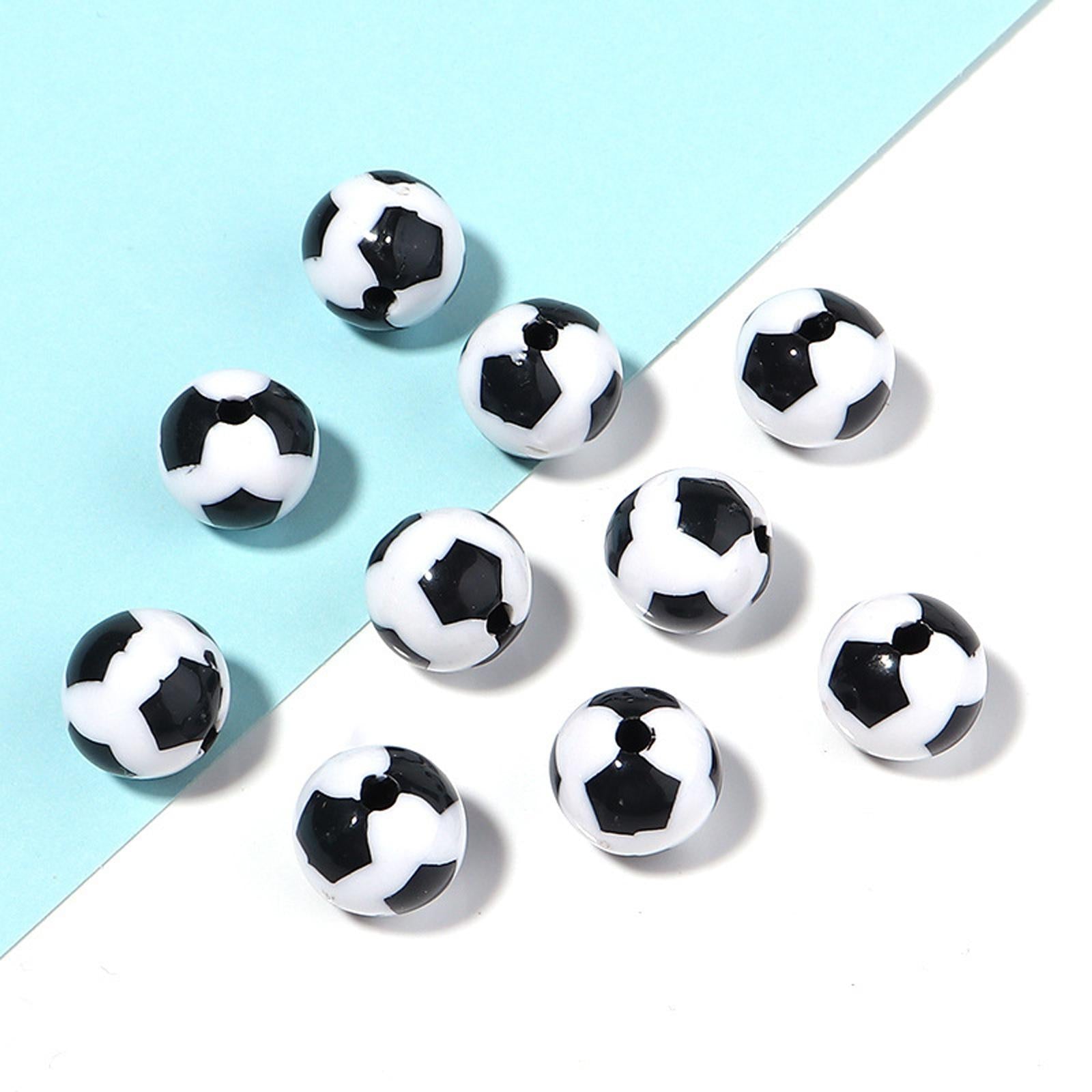 4xSports Beads Loose Spacer Beads for Necklace Bracelet Jewelry Making 30pcs