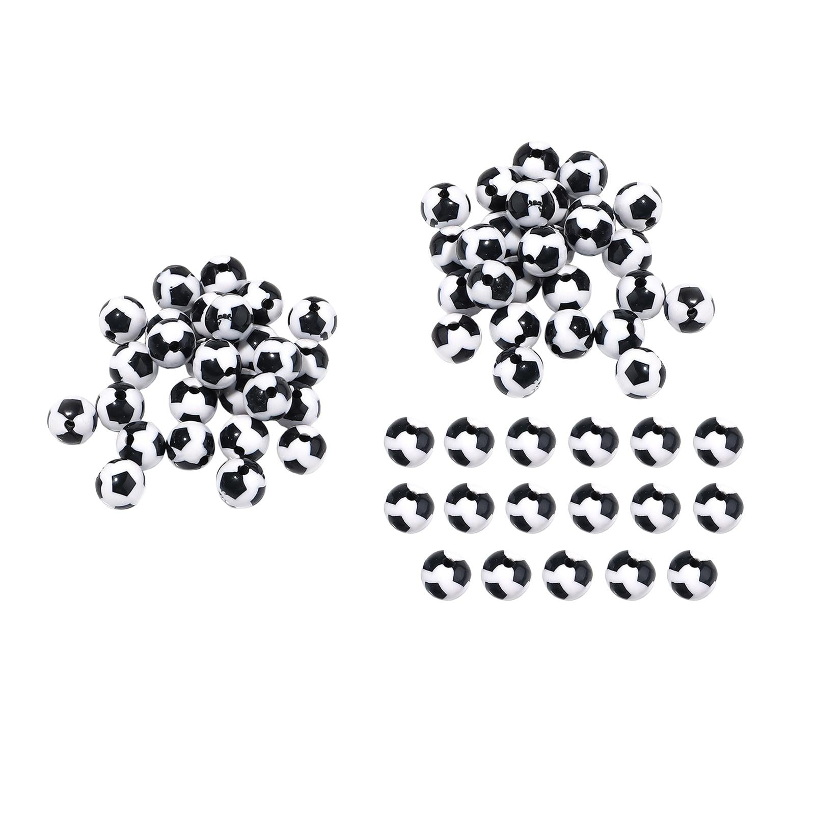 4xSports Beads Loose Spacer Beads for Necklace Bracelet Jewelry Making 30pcs