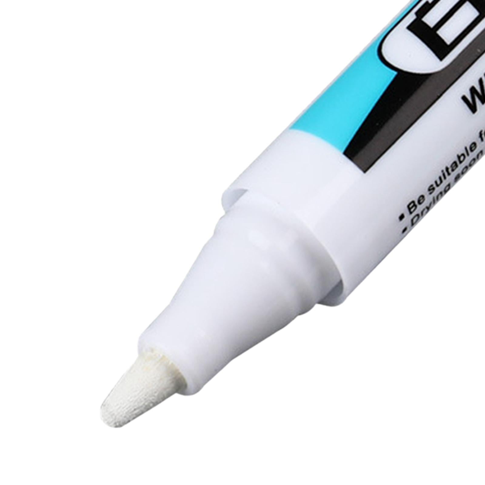 4xWhite Marker Paint Pen DIY Crafts Bathroom Water Resistant Carpentry Kitchen 2.5mm