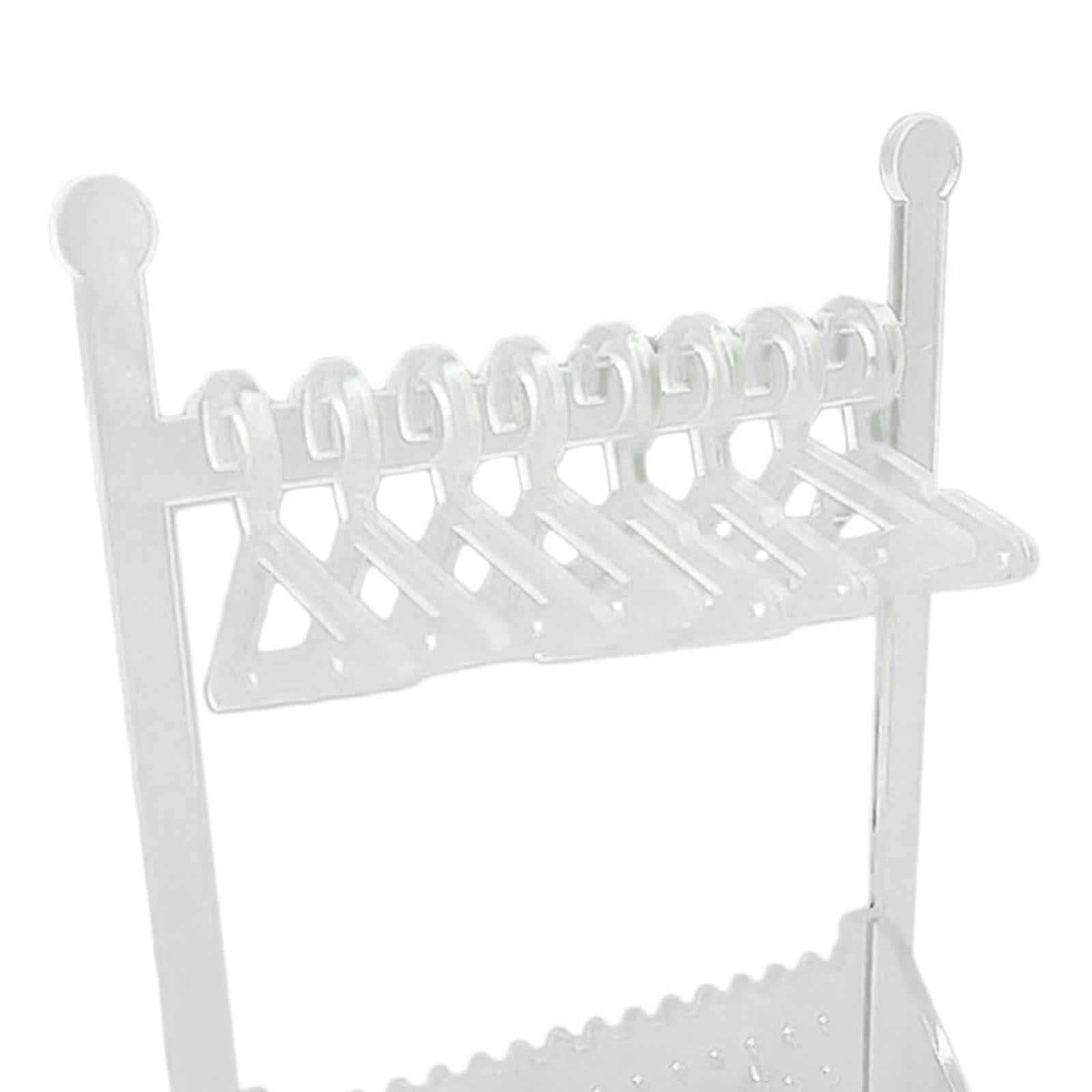Jewelry Stand with Coat Hangers Ear Stud Holder for Studs Earrings Show Case