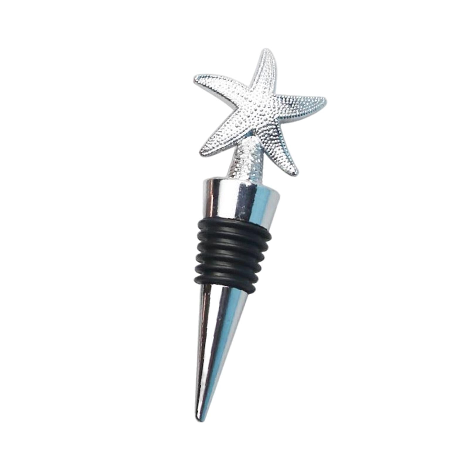 3xMetal Bottle Stopper Decorative Airtight Leak Proof for Restaurant Birthday