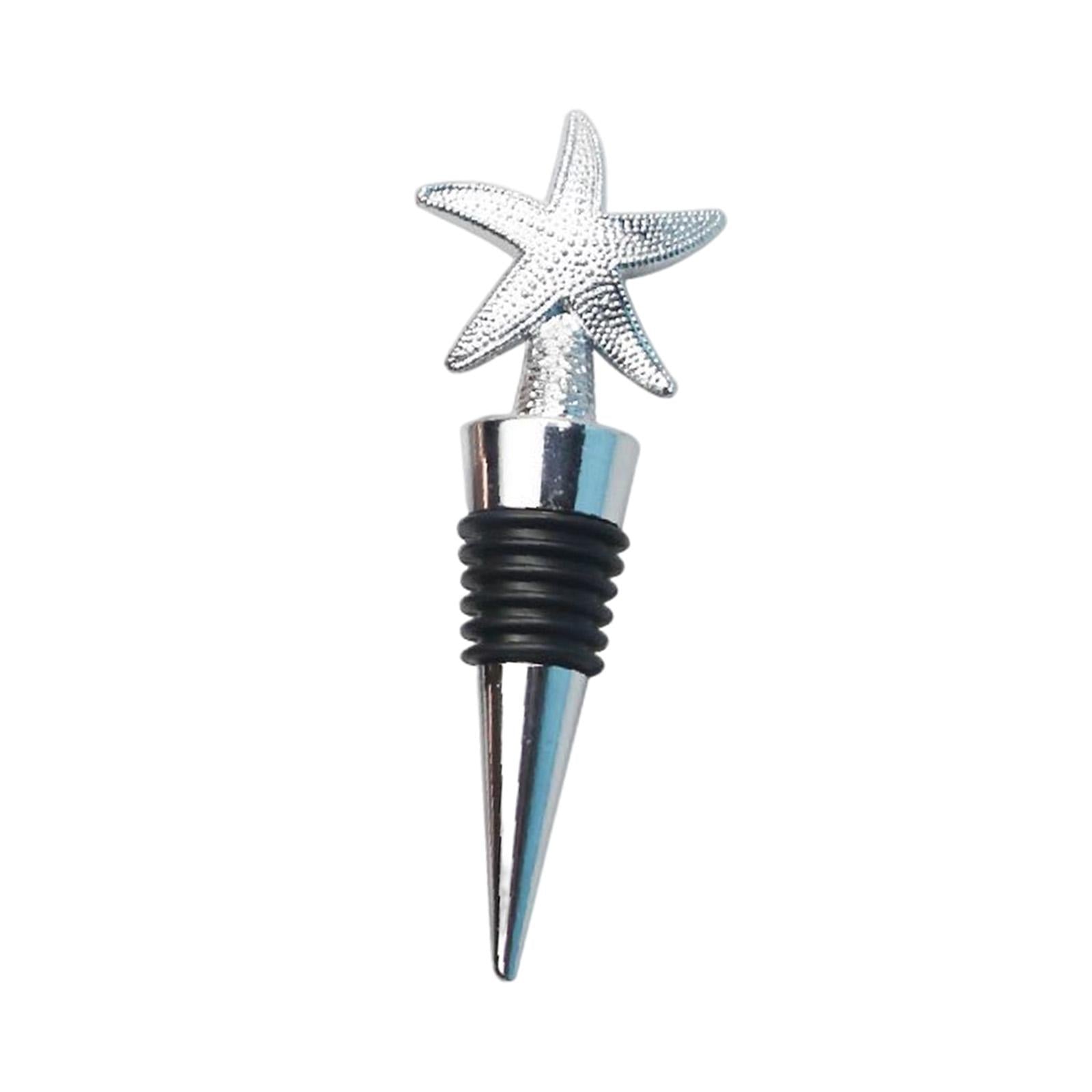 3xMetal Bottle Stopper Decorative Airtight Leak Proof for Restaurant Birthday