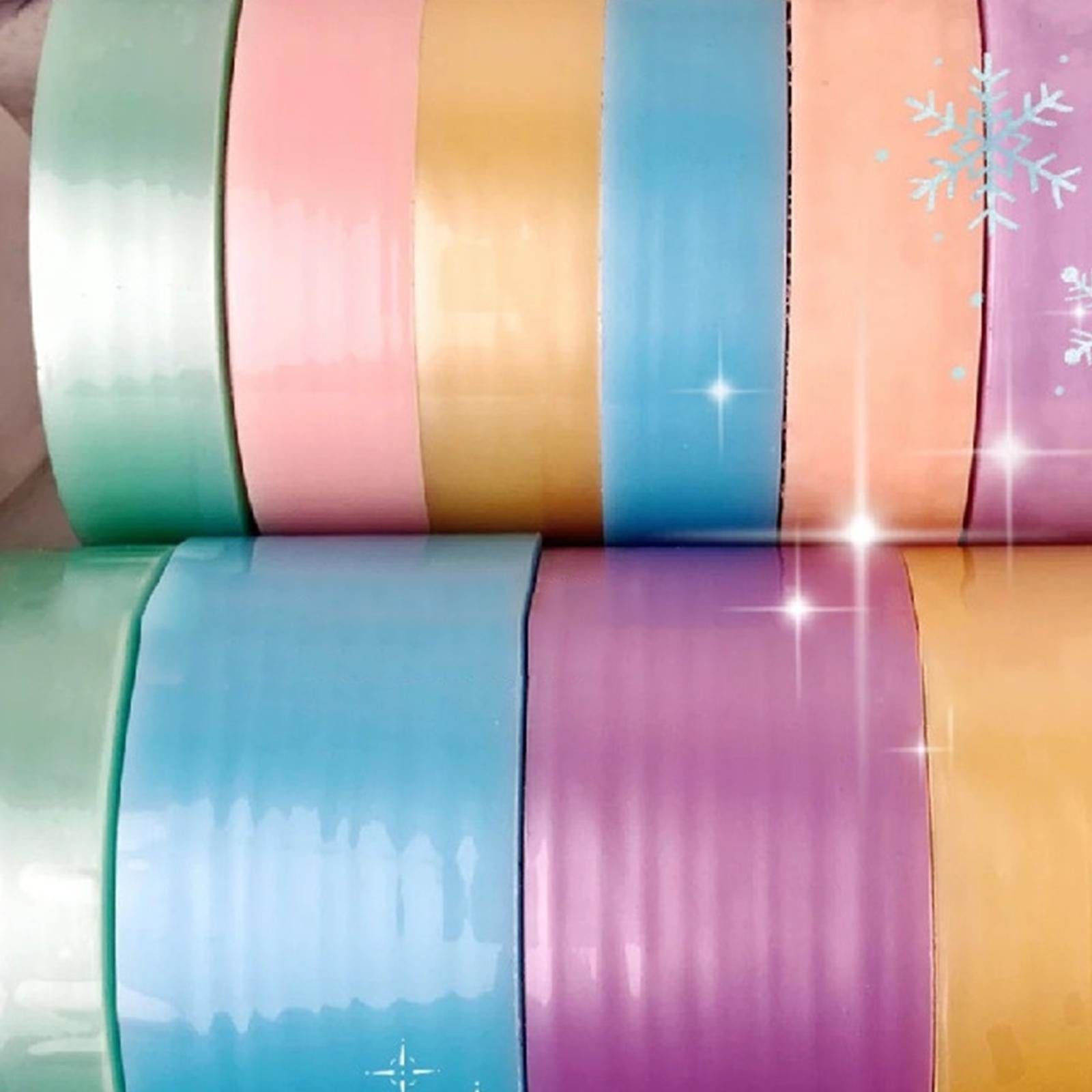 2xSticky Ball Rolling Tapes Handmade Educational Toys for Children Decor Pink