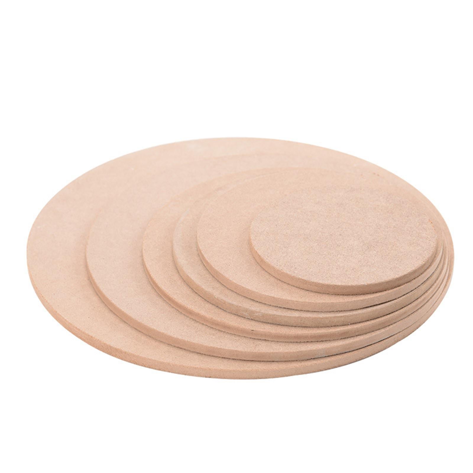 2xPottery Wheel Bats Fiberboard Flat Disc Board for Ceramic Clay Making DIY 12cm