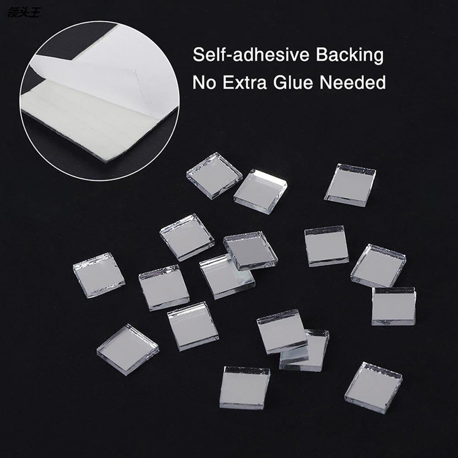 3xSquare Glass Mosaic Tiles Mirror Mosaic for Living Room Bedroom Disco Ball
