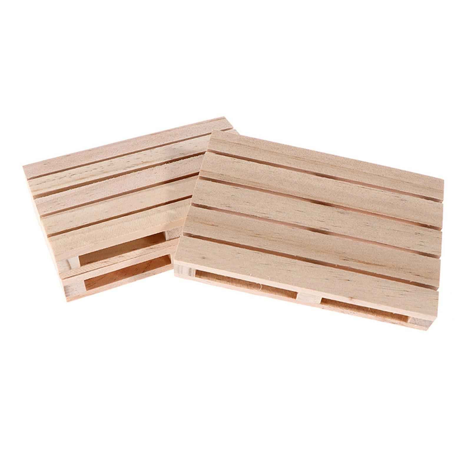 Wood Pallet Beverage Coaster Cup Mat Reusable Wooden Coaster for Countertop