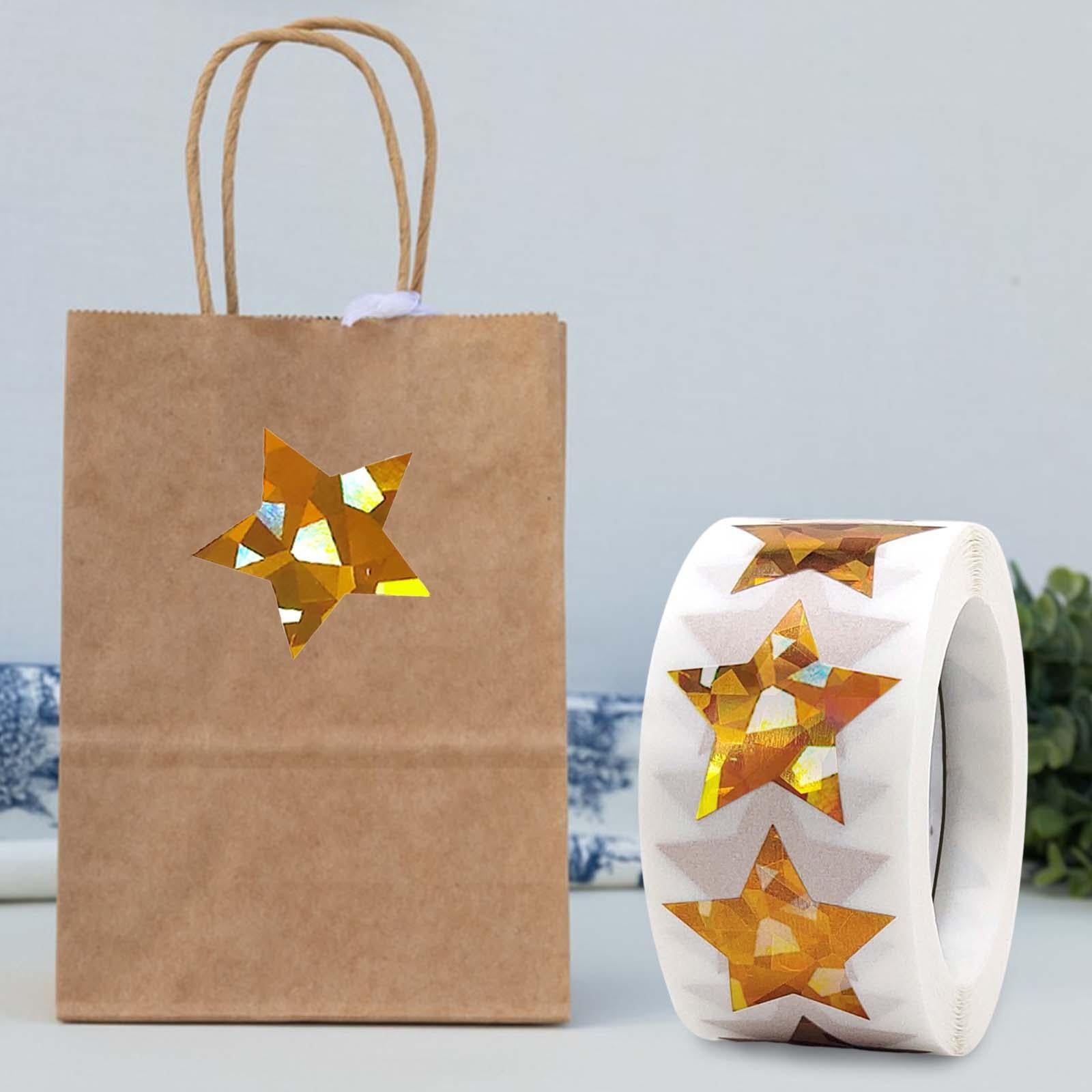 4x500x Star Stickers DIY Stickers Self Adhesive Envelope Stickers for Birthday style B