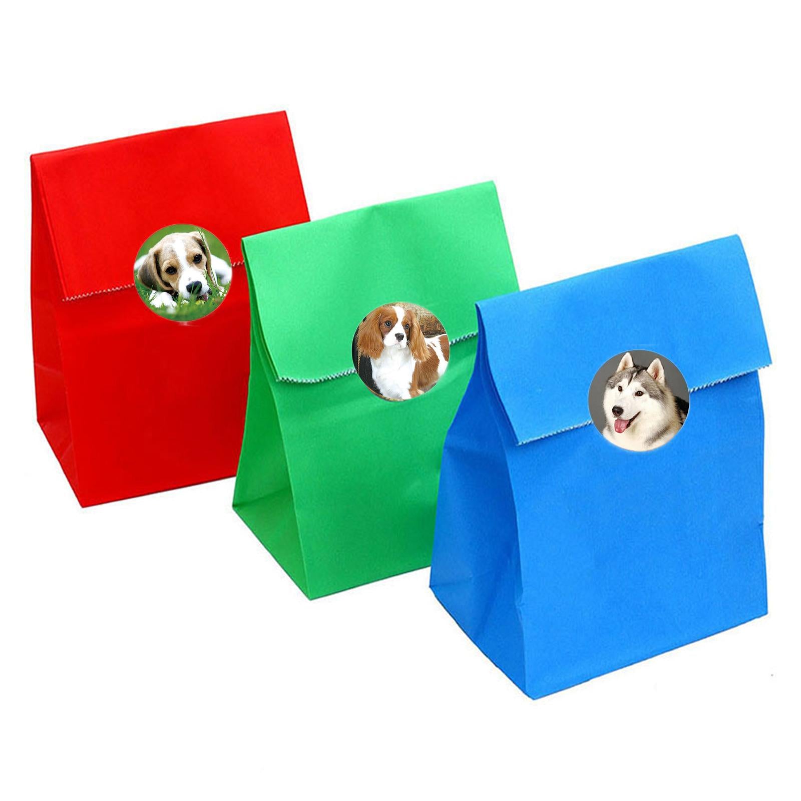 4x500Pcs Dog Stickers Stationery Puppy Stickers for Holiday Classroom Reward