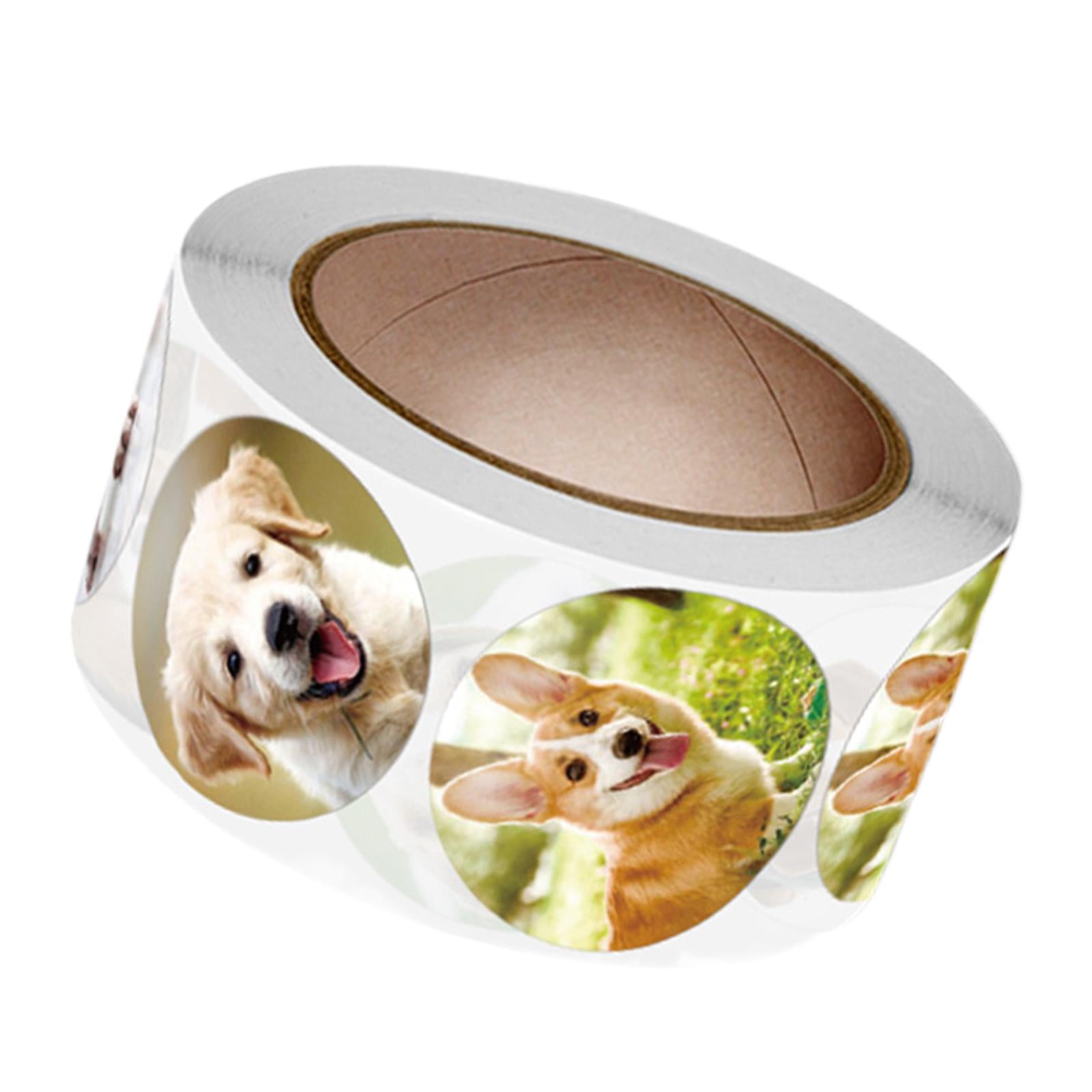 4x500Pcs Dog Stickers Stationery Puppy Stickers for Holiday Classroom Reward