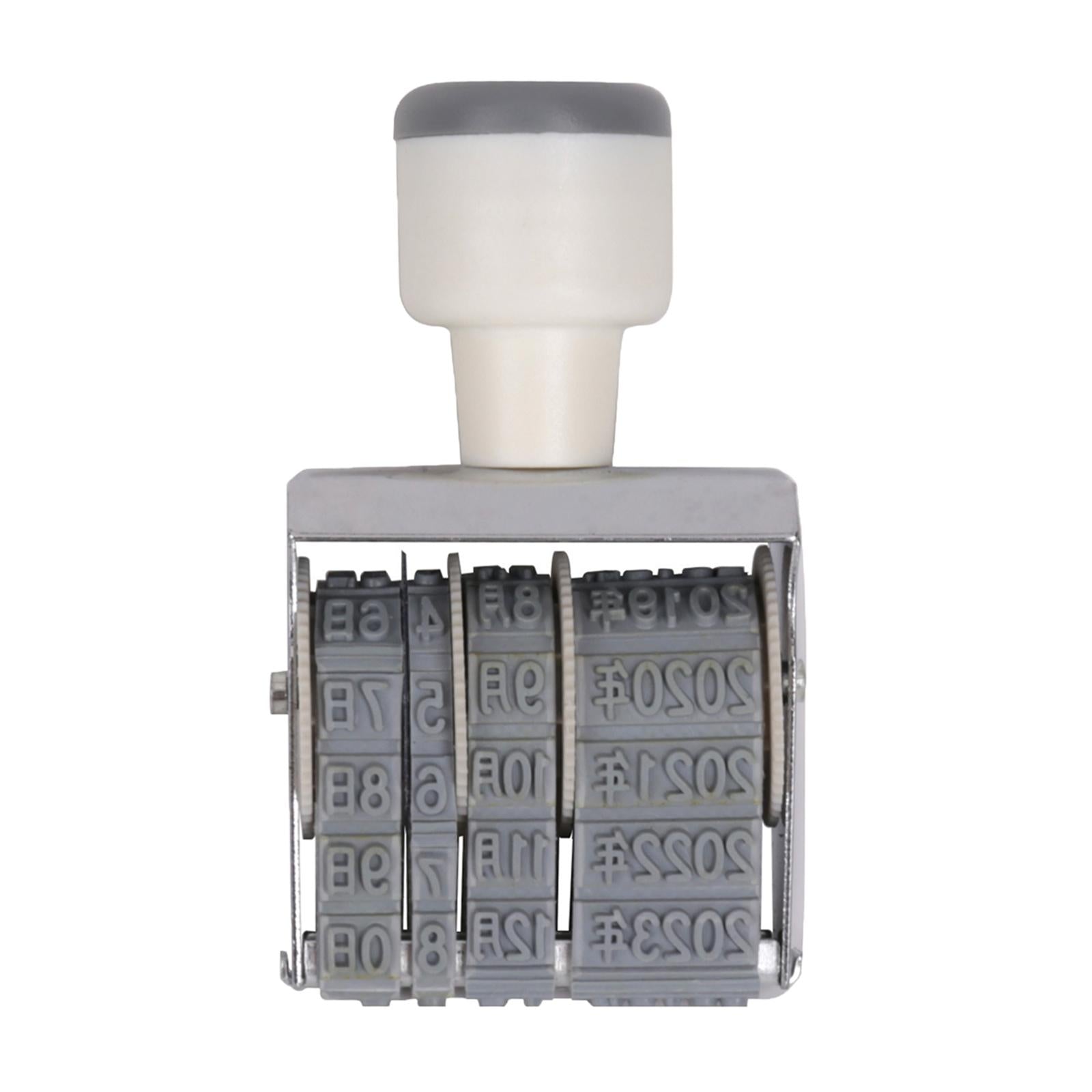 4x8 digits Roller Stamp Fittings Business Stamp for DIY Craft Card Making
