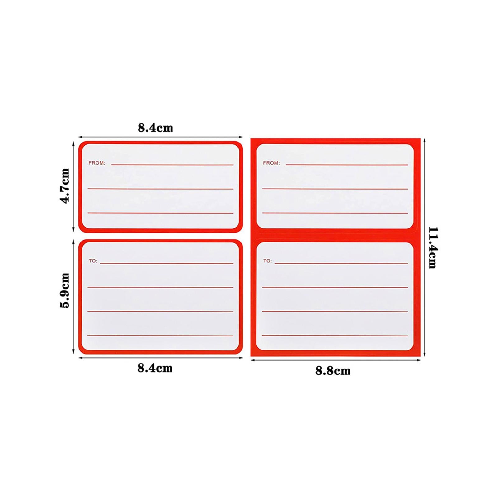 2xto/from Address Mailing Labels to/from Address Tags Sticker Envelope Mailbox